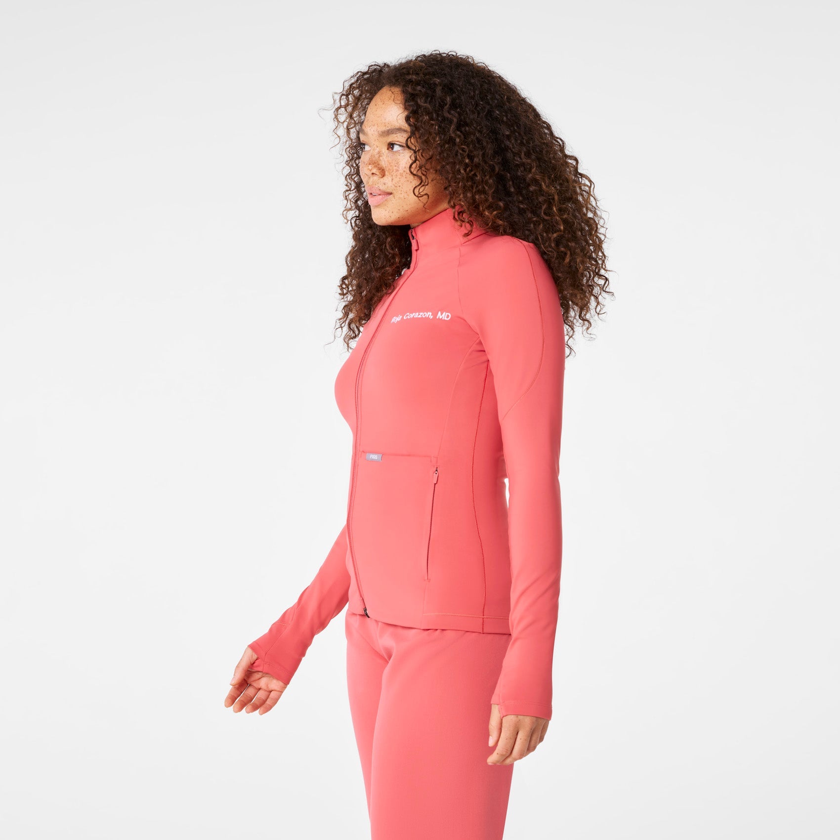 ContourKnit Scrub Jacket™ - Pulmonary Pink