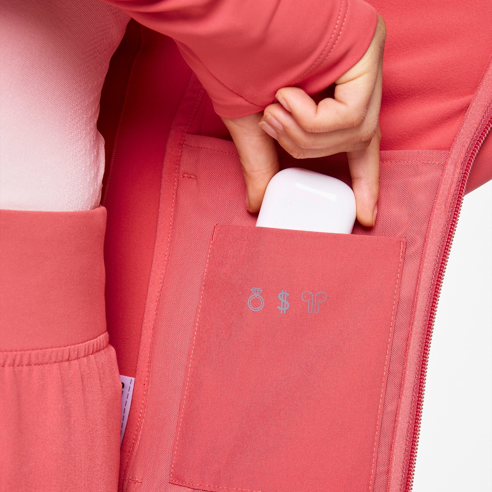 ContourKnit Scrub Jacket™ - Pulmonary Pink