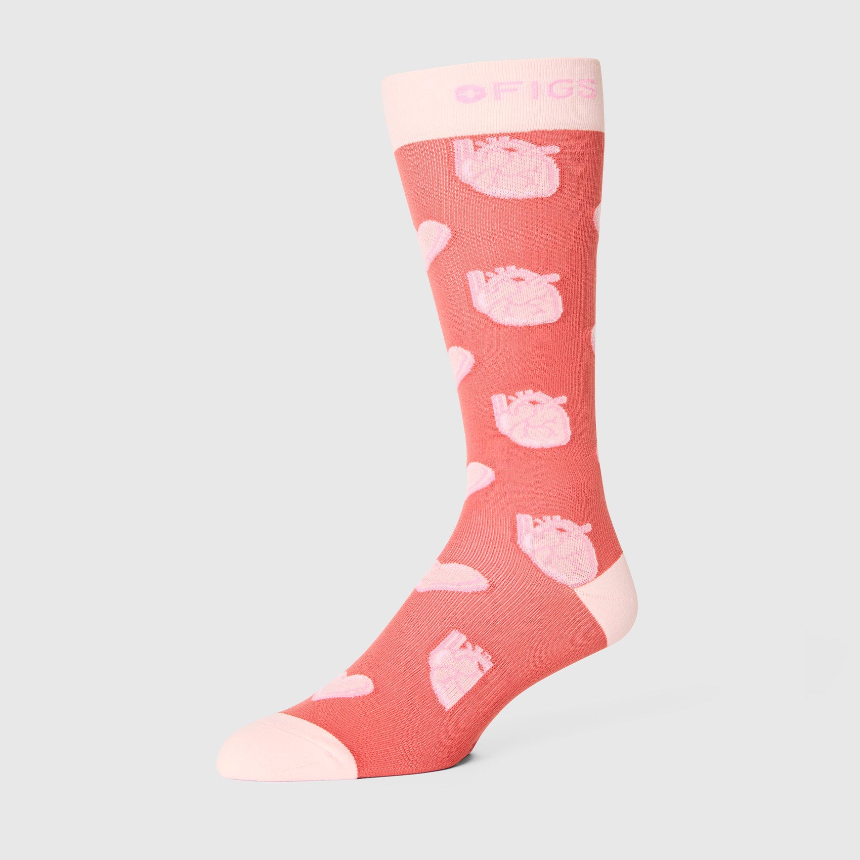 FIGS Compression Socks - Sweetheart/Pulmonary Pink
