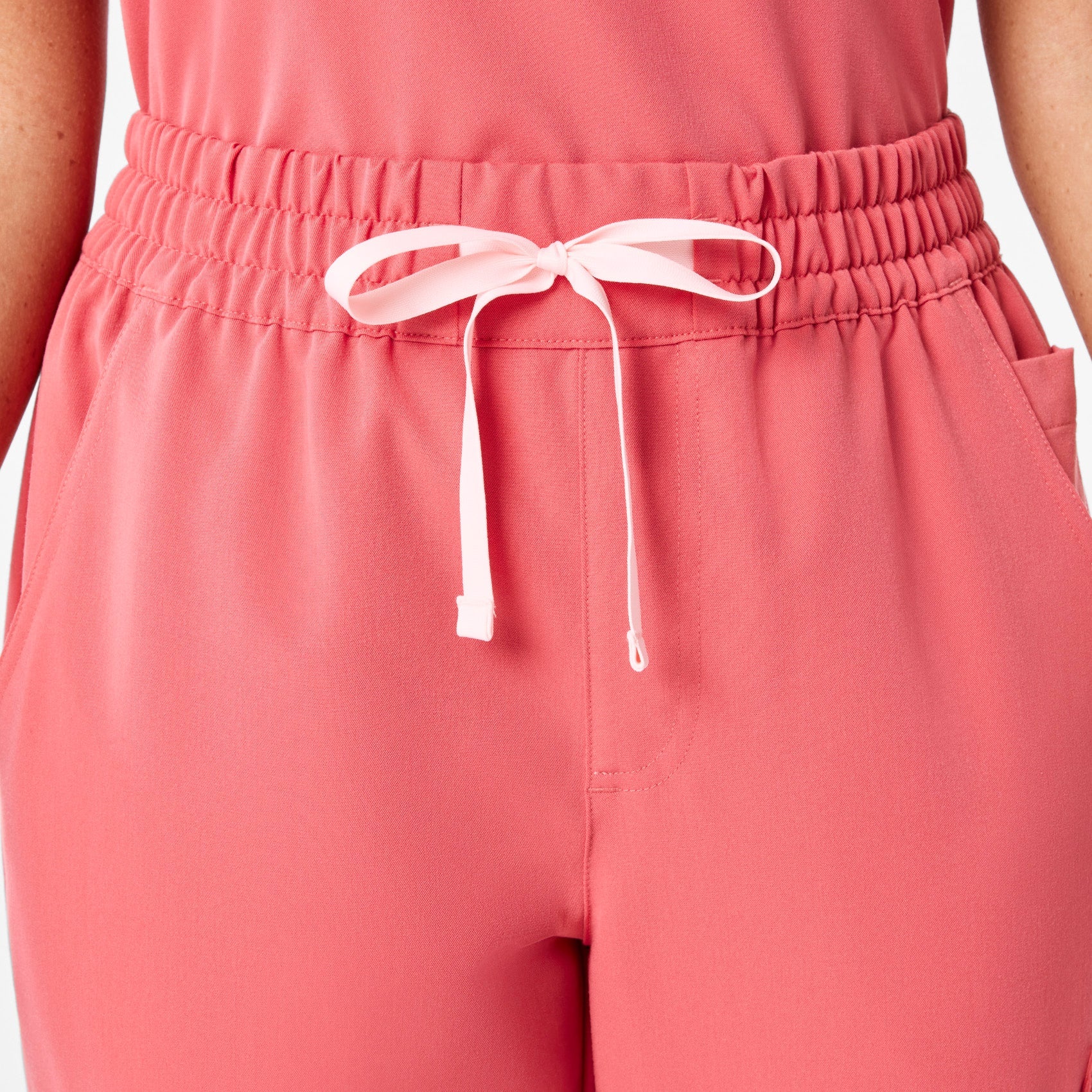 Dowa High-Rise Straight-Leg Scrub Pant - Pulmonary Pink