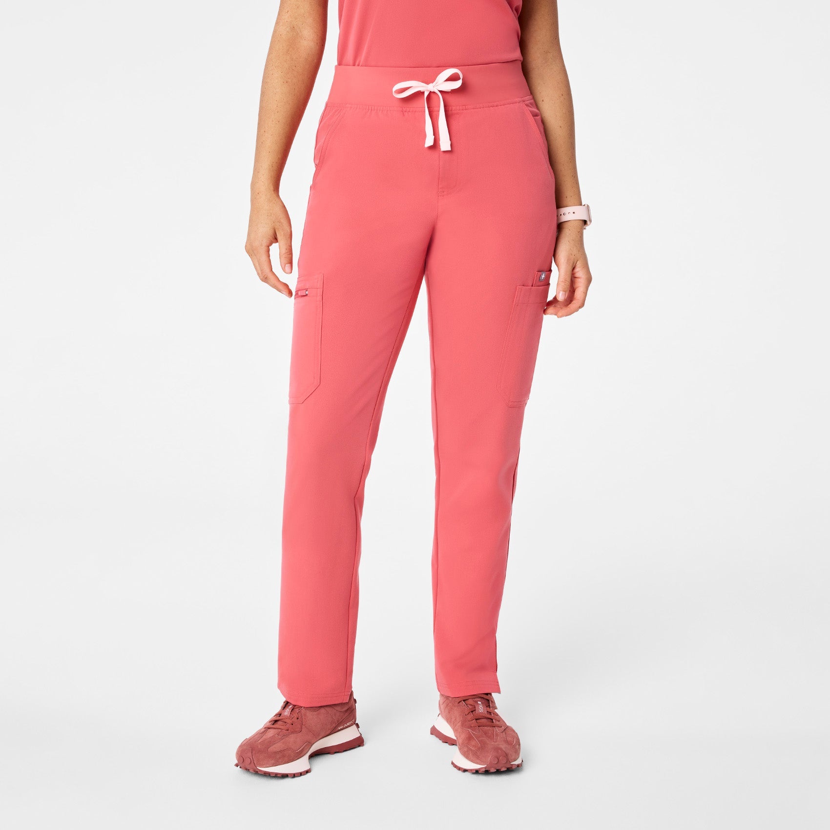 Yola High-Rise Slim Scrub Pant™ - Pulmonary Pink
