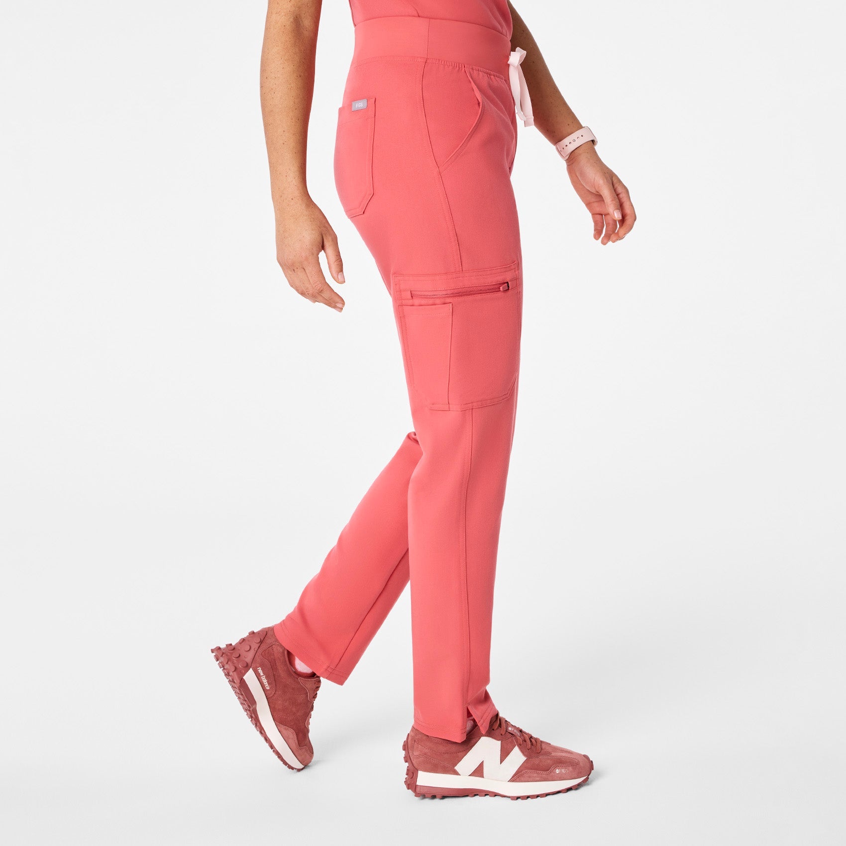 Yola High-Rise Slim Scrub Pant™ - Pulmonary Pink
