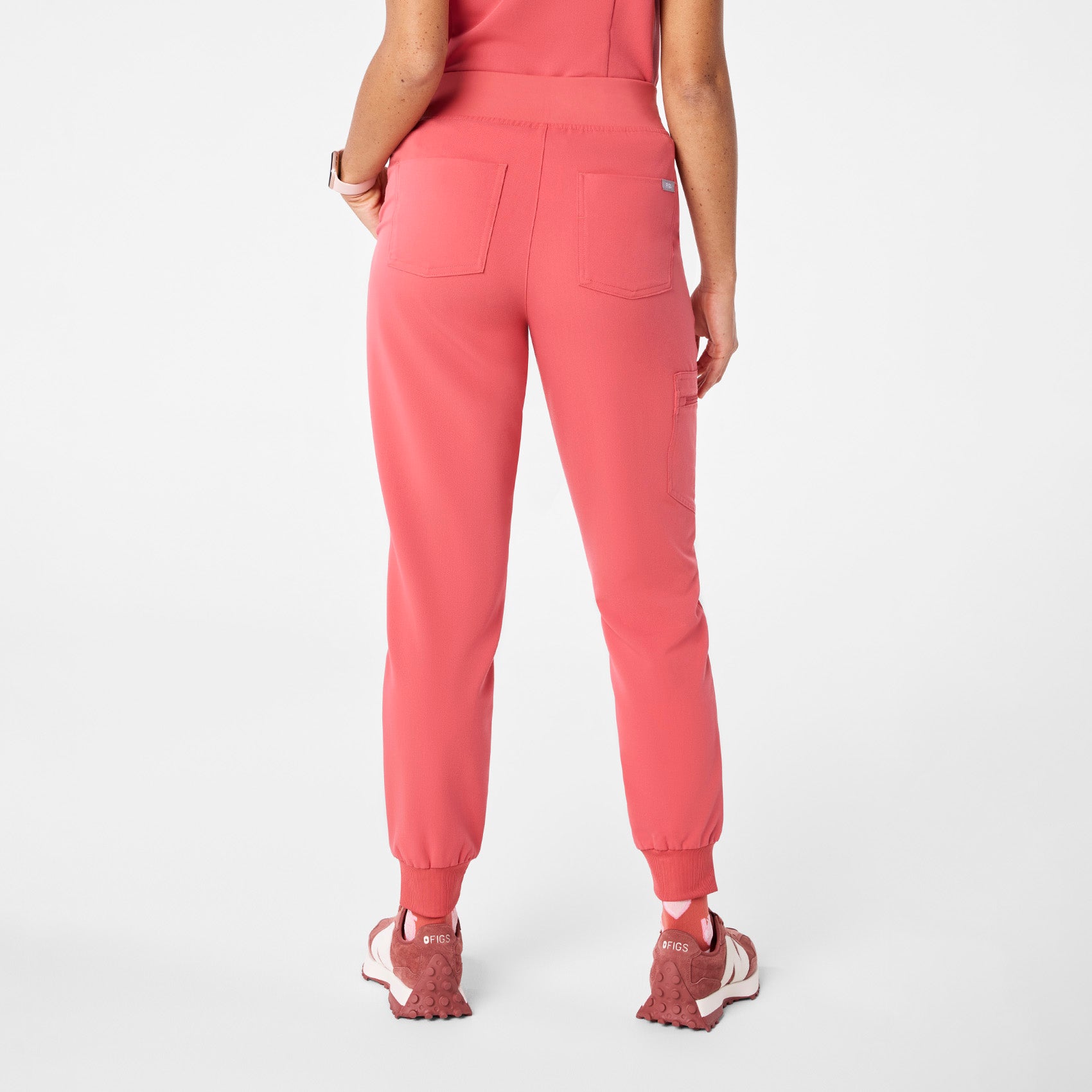 Zamora High-Rise Jogger Scrub Pant™ - Pulmonary Pink