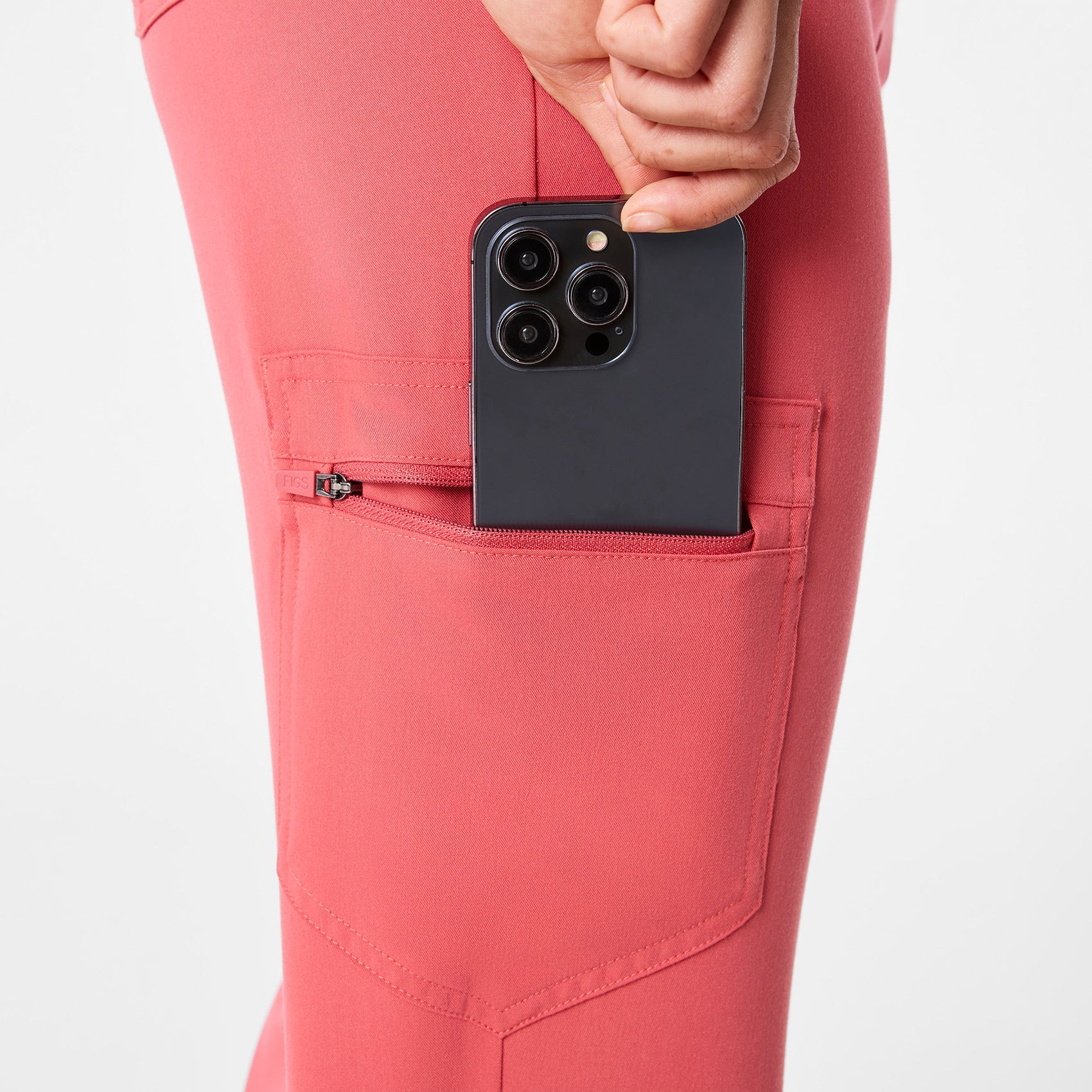 Zamora High-Rise Jogger Scrub Pant™ - Pulmonary Pink