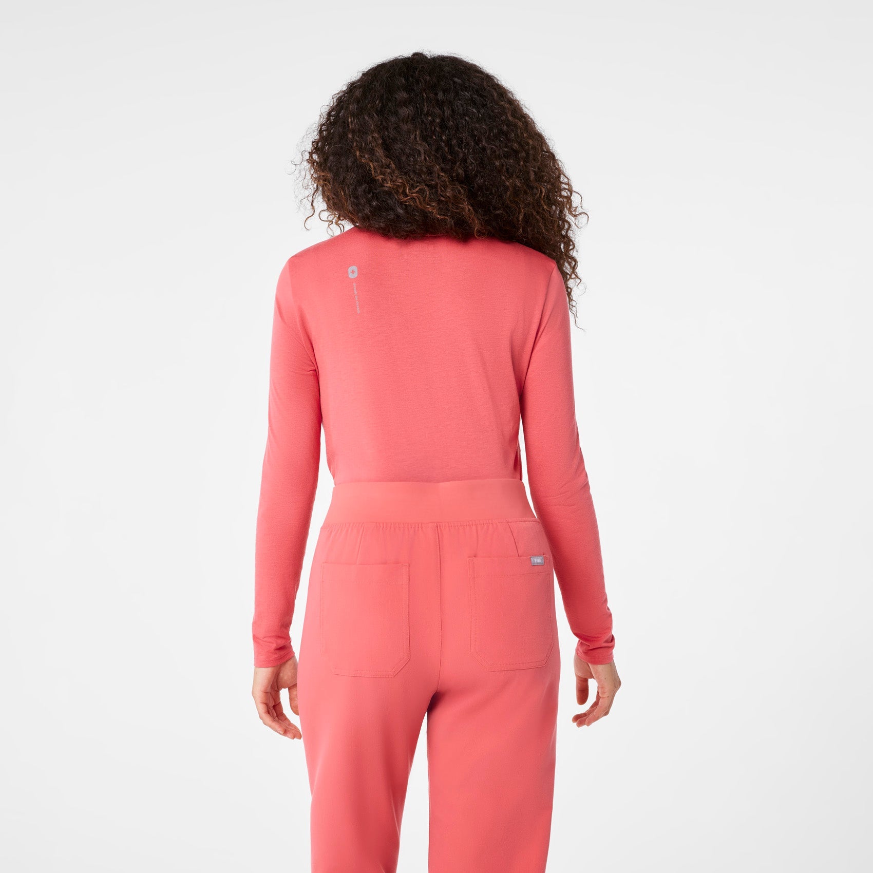 Oxytocin Overload Long-Sleeve Underscrub - Pulmonary Pink
