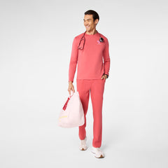 Love Is the Cure Long-Sleeve Underscrub - Pulmonary Pink