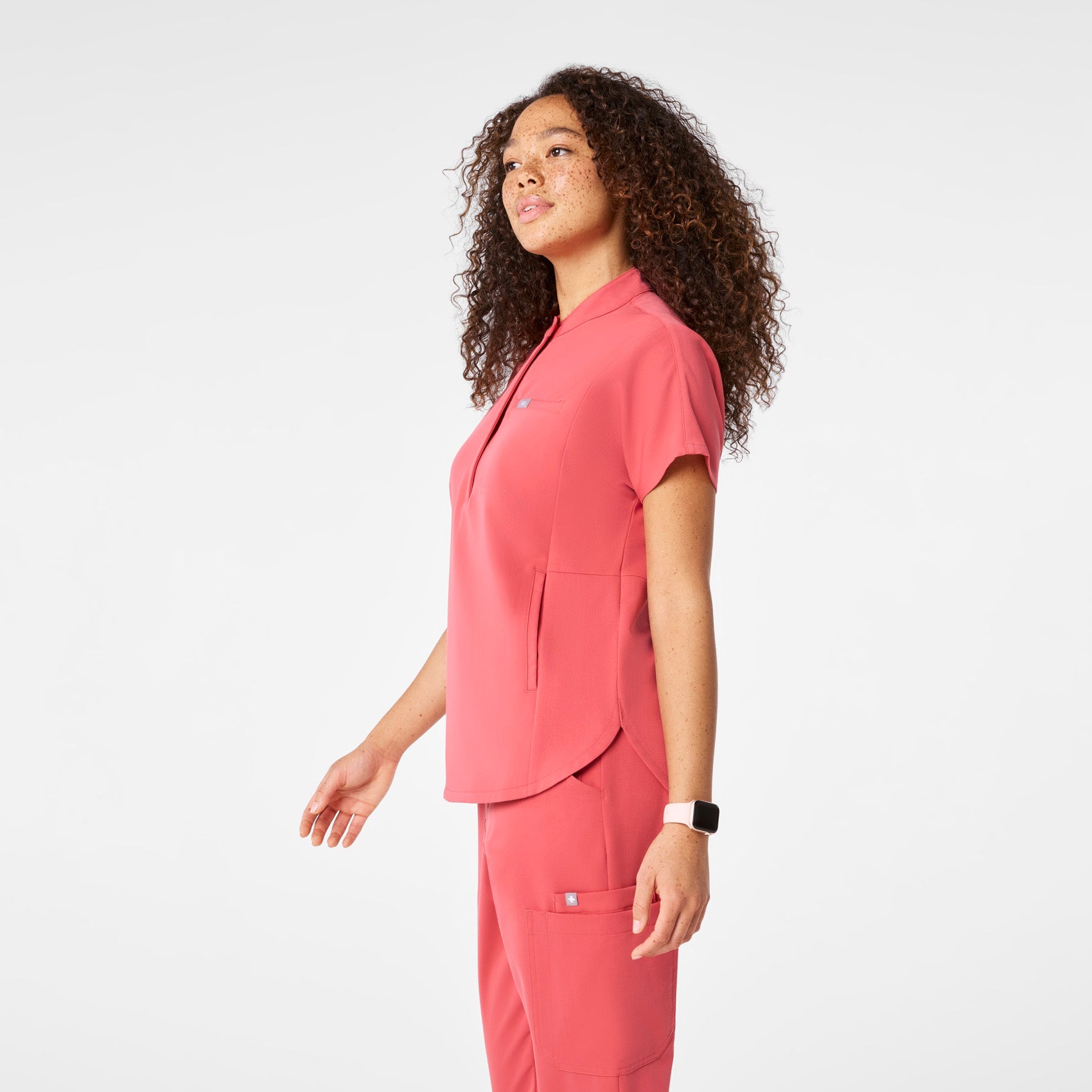 Montex Relaxed Scrub Top - Pulmonary Pink