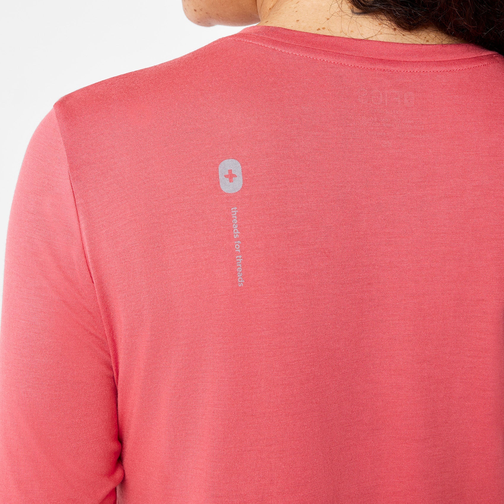 Love Is the Cure Long-Sleeve Underscrub - Pulmonary Pink