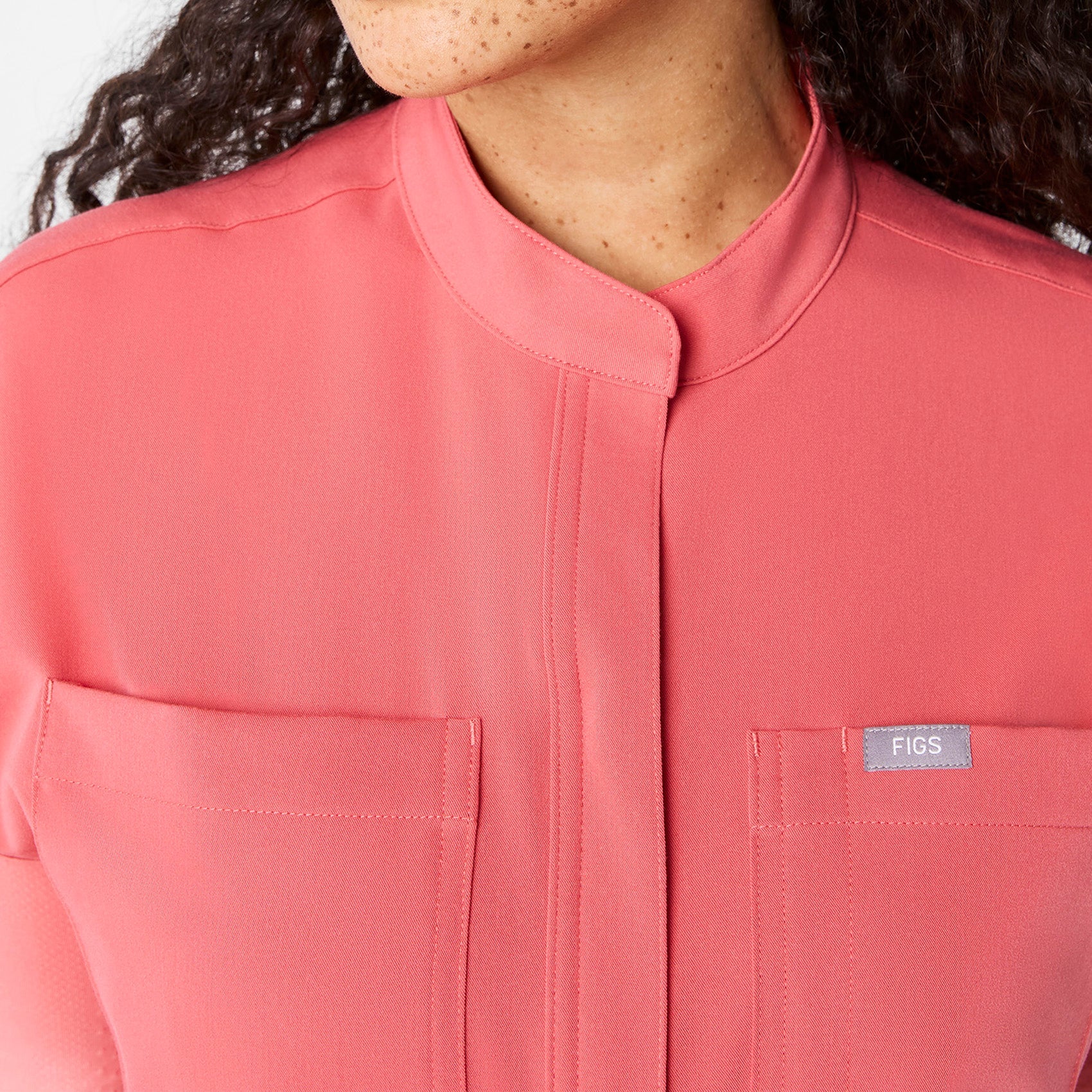 Rafaela Jogger ScrubJumpsuit™ - Pulmonary Pink