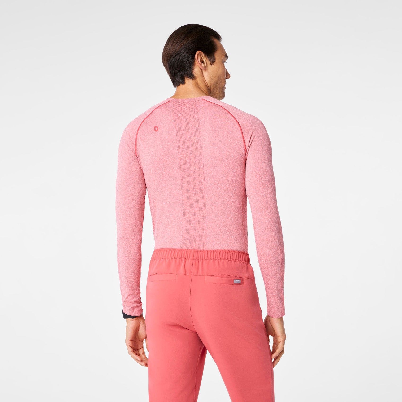 Makato Seamless Long-Sleeve Underscrub - Pulmonary Pink