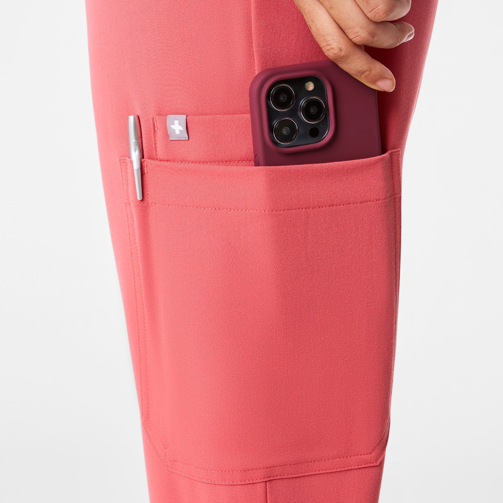Uman Jogger Scrub Pant - Pulmonary Pink