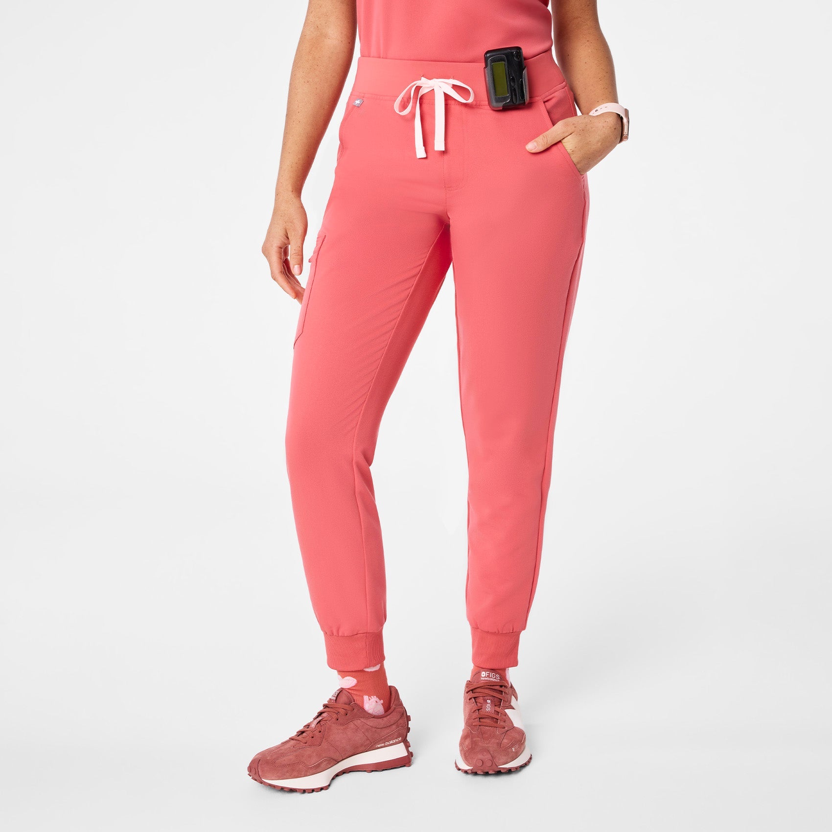 Zamora Jogger Scrub Pant™ - Pulmonary Pink