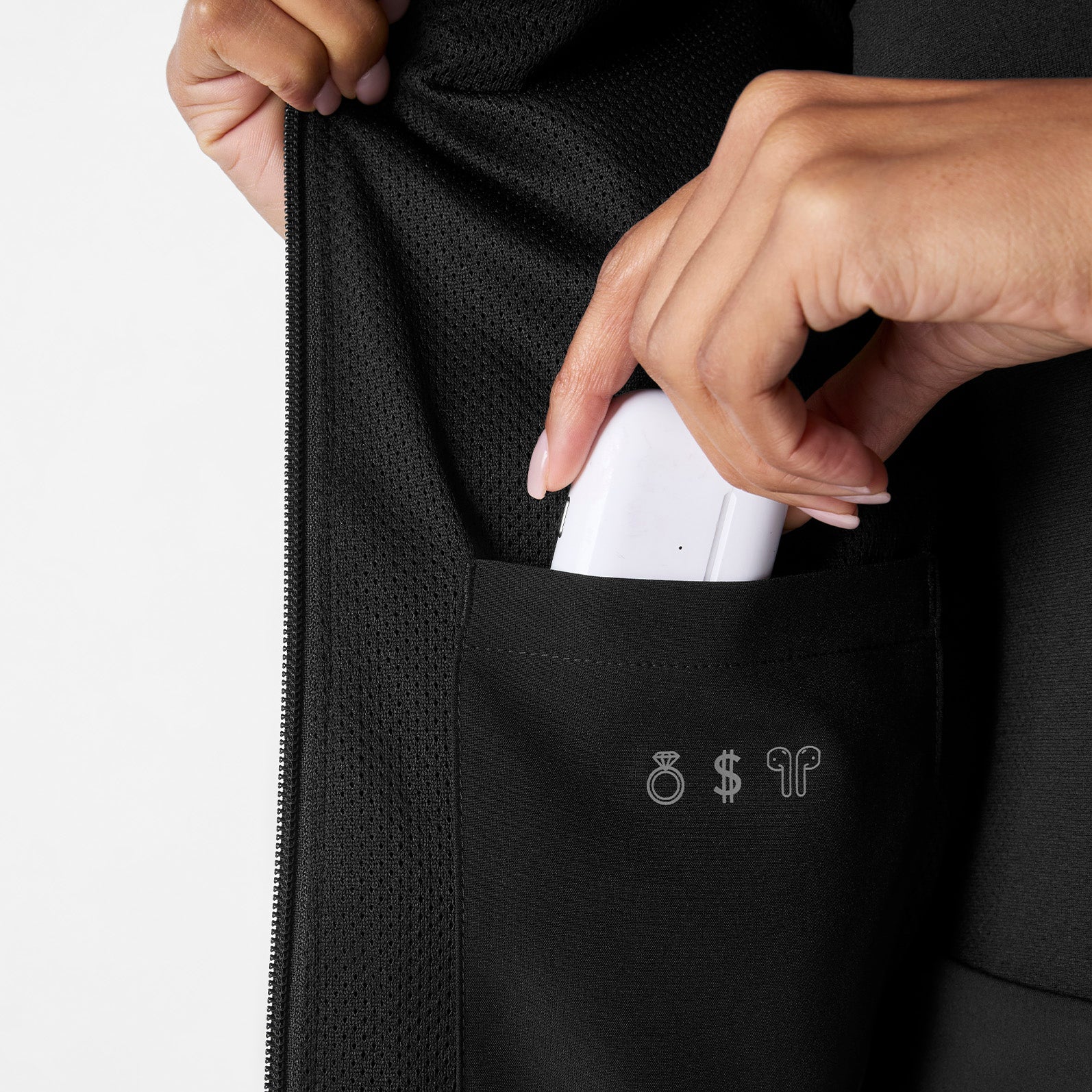 Sydney Scrub Jacket - Black