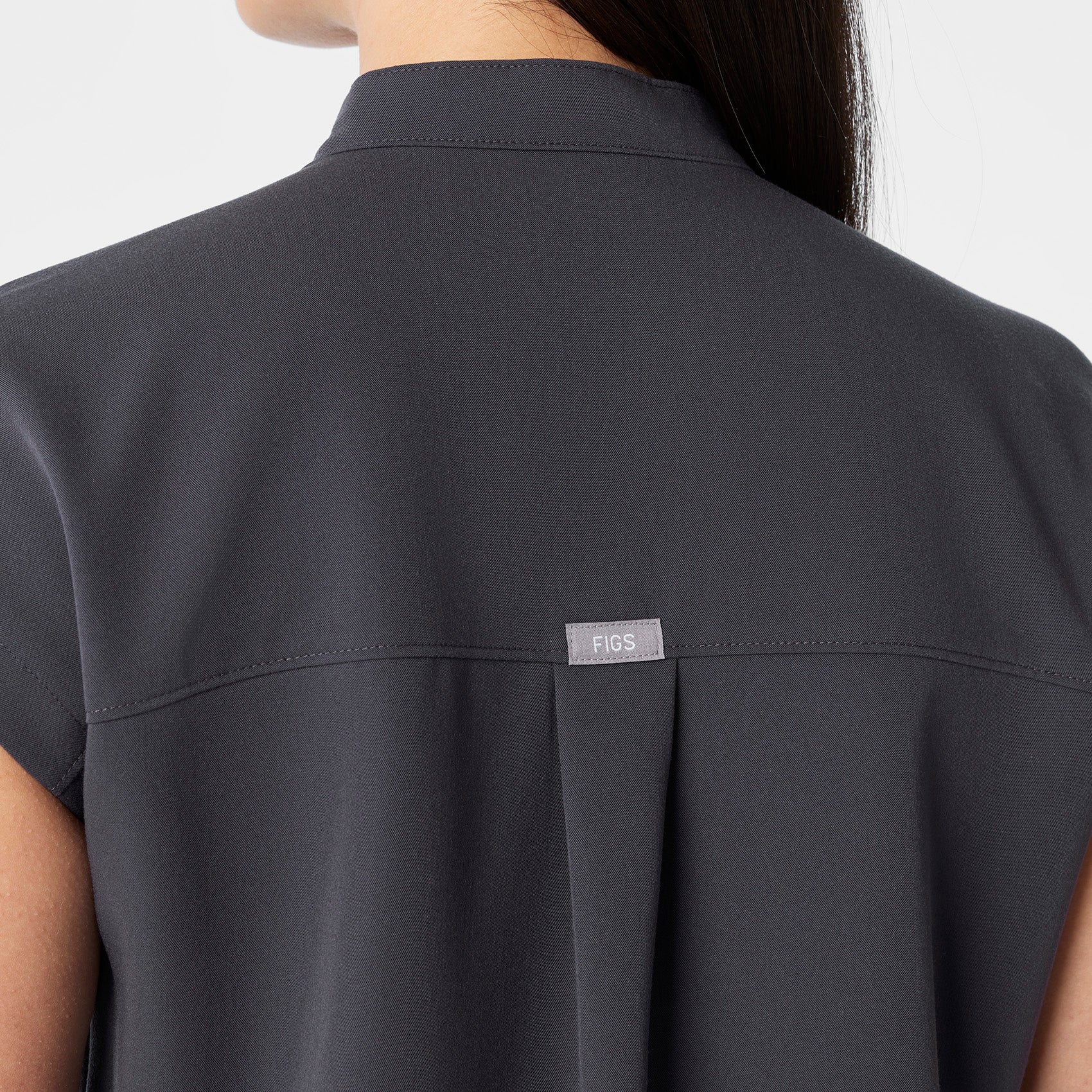 Rafaela Tunic Scrub Top™ - Charcoal