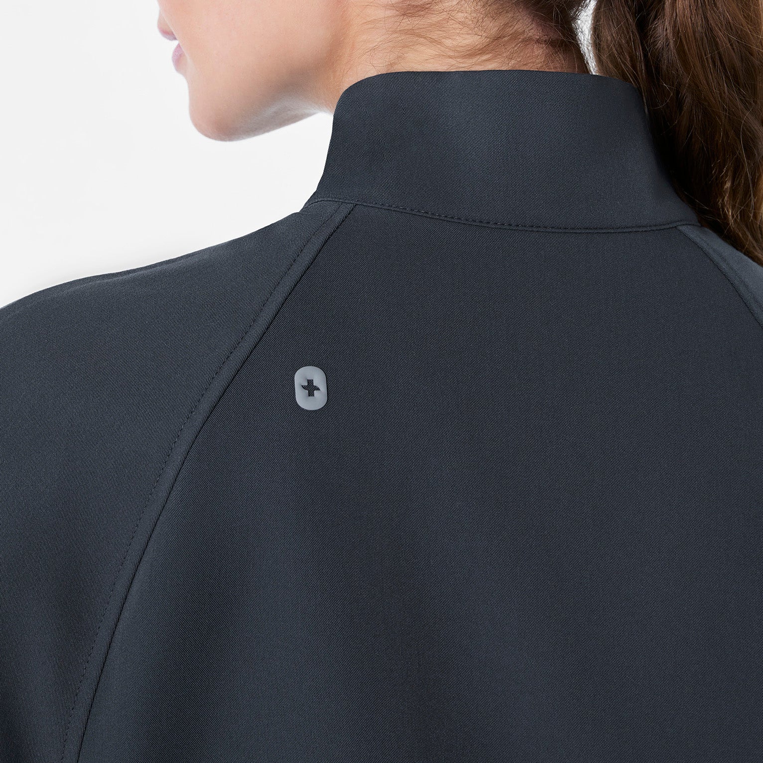 Sydney Cropped Scrub Jacket - Dark Harbor