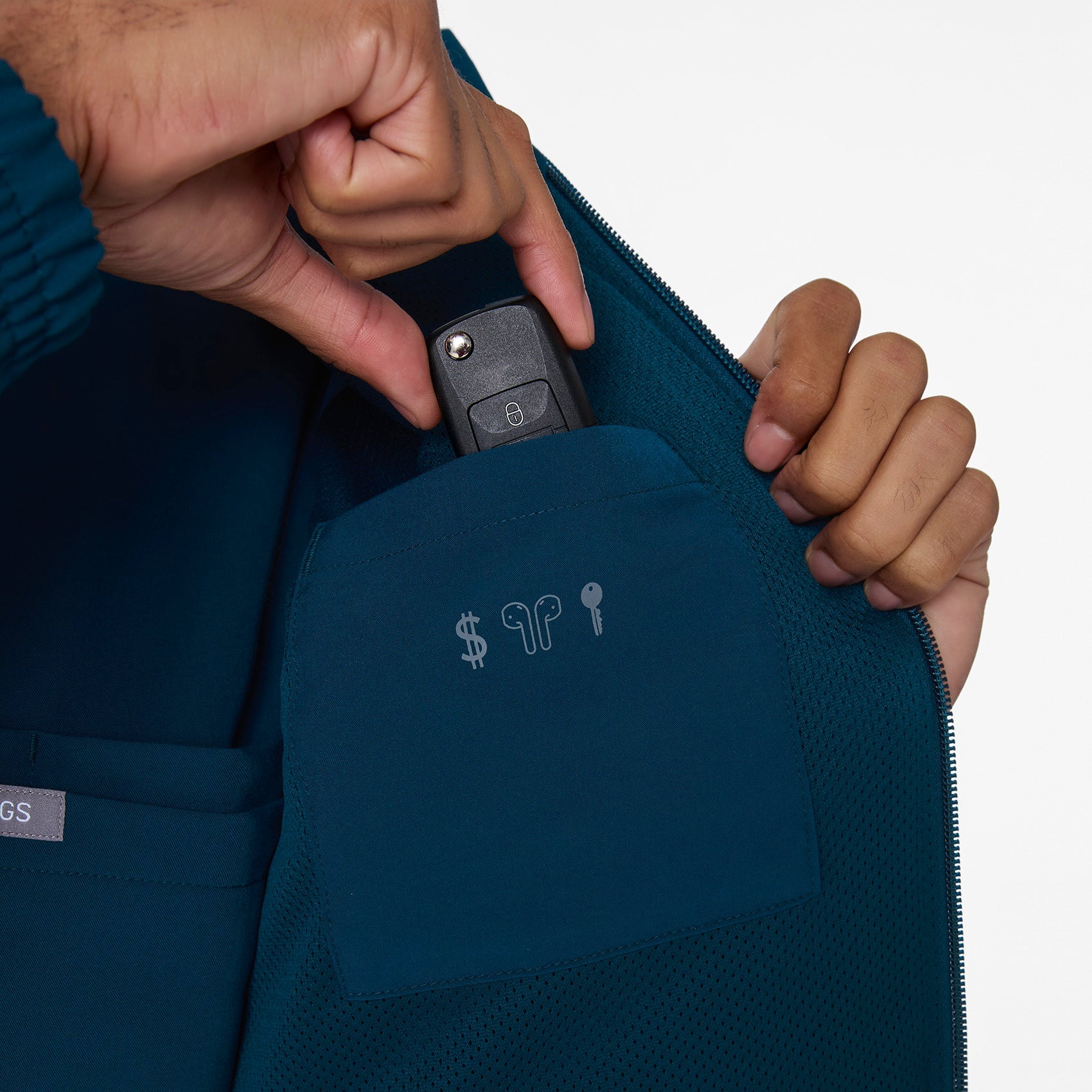 Cobaki Scrub Jacket - Deep Reef