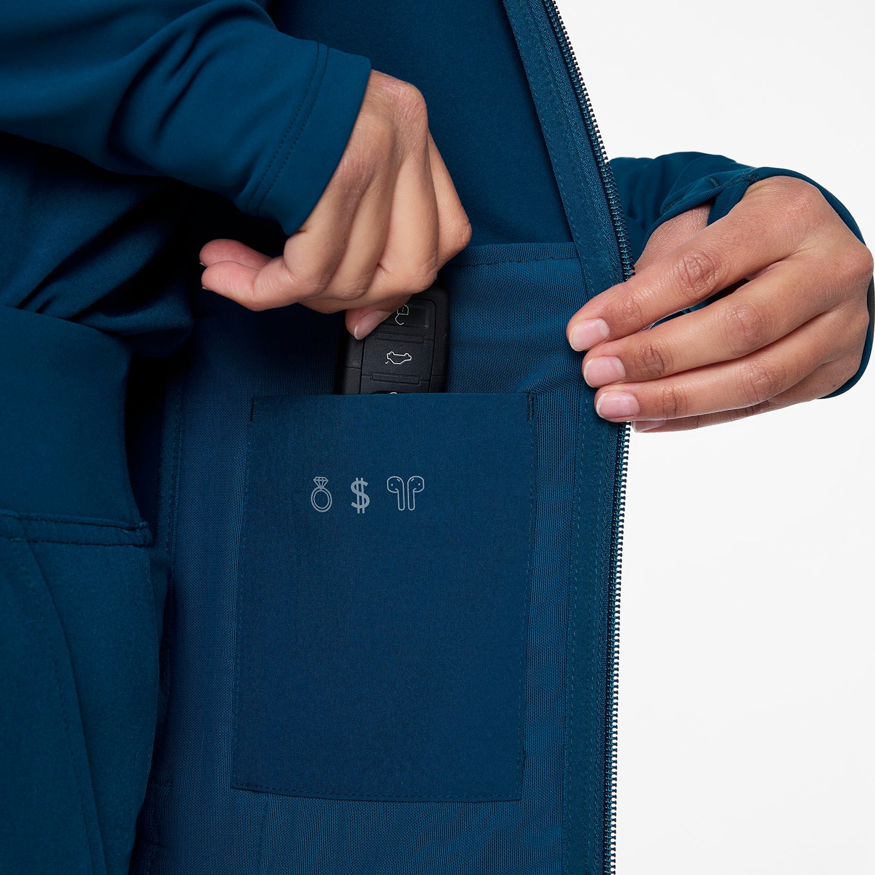 ContourKnit Scrub Jacket™ - Deep Reef