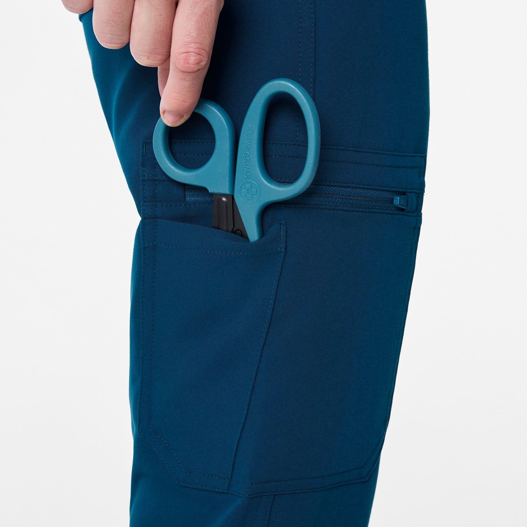 Yola High-Rise Slim Scrub Pant™ - Deep Reef