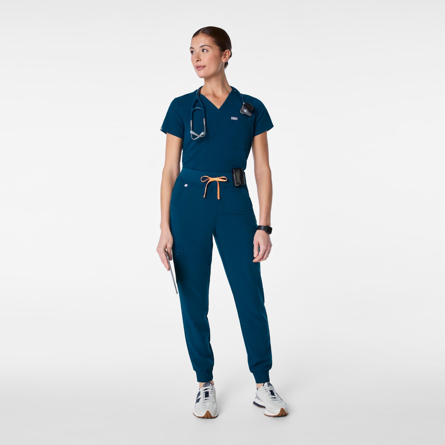 Zamora High-Rise Jogger Scrub Pant™ - Deep Reef
