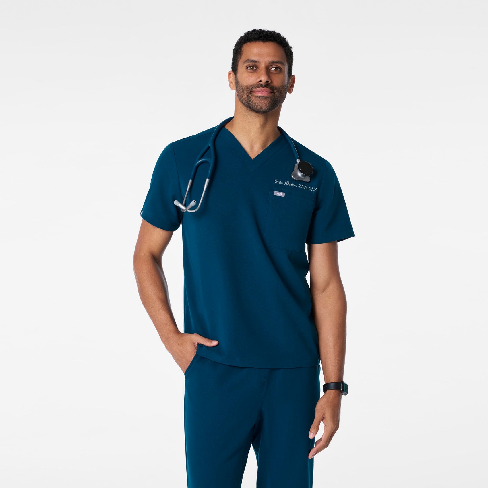 Leon Scrub Top™ - Deep Reef
