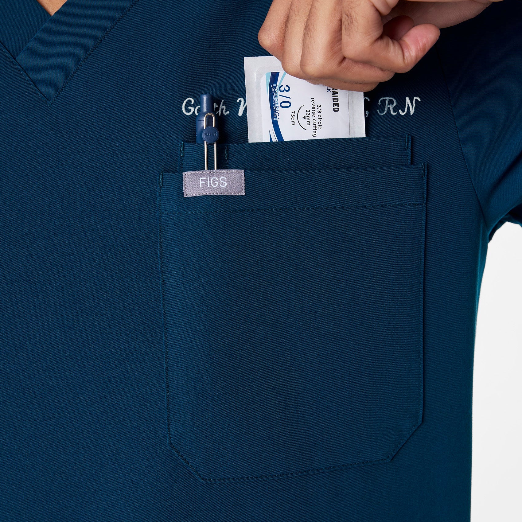 Leon Scrub Top™ - Deep Reef
