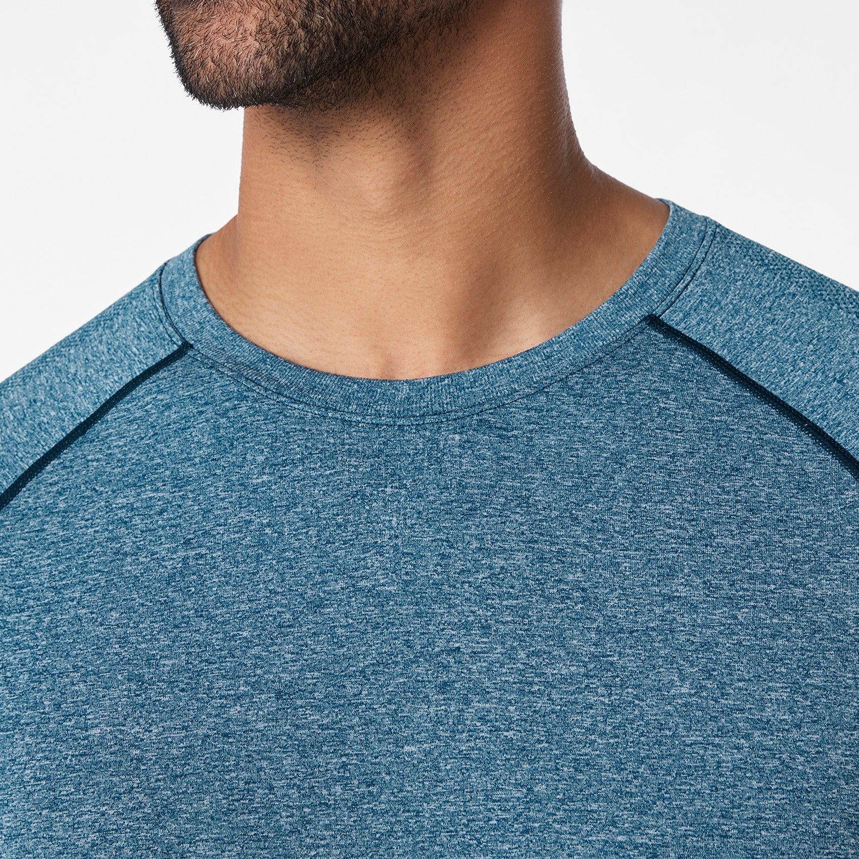 Makato Seamless Long-Sleeve Underscrub - Deep Reef