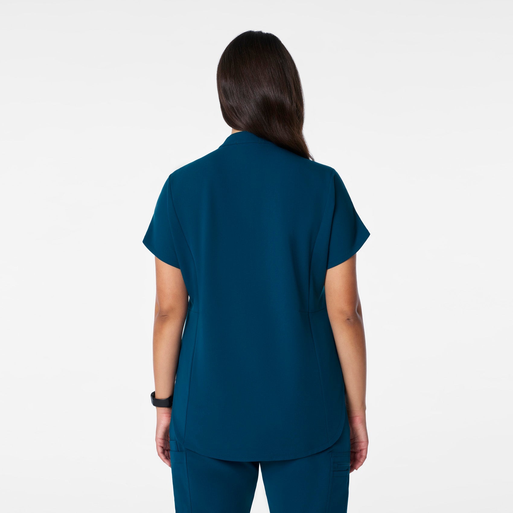 Montex Relaxed Scrub Top - Deep Reef