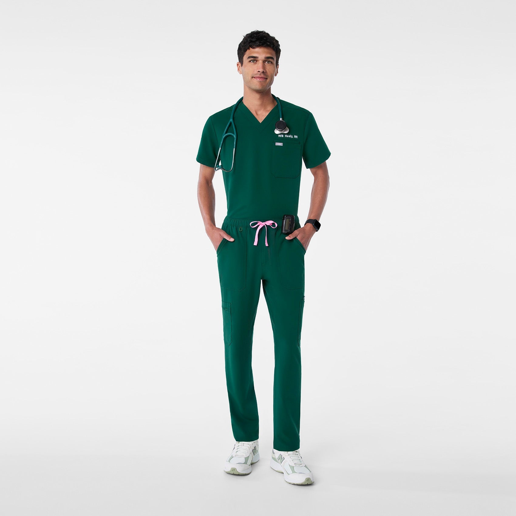 Leon Scrub Top™ - Forest Green