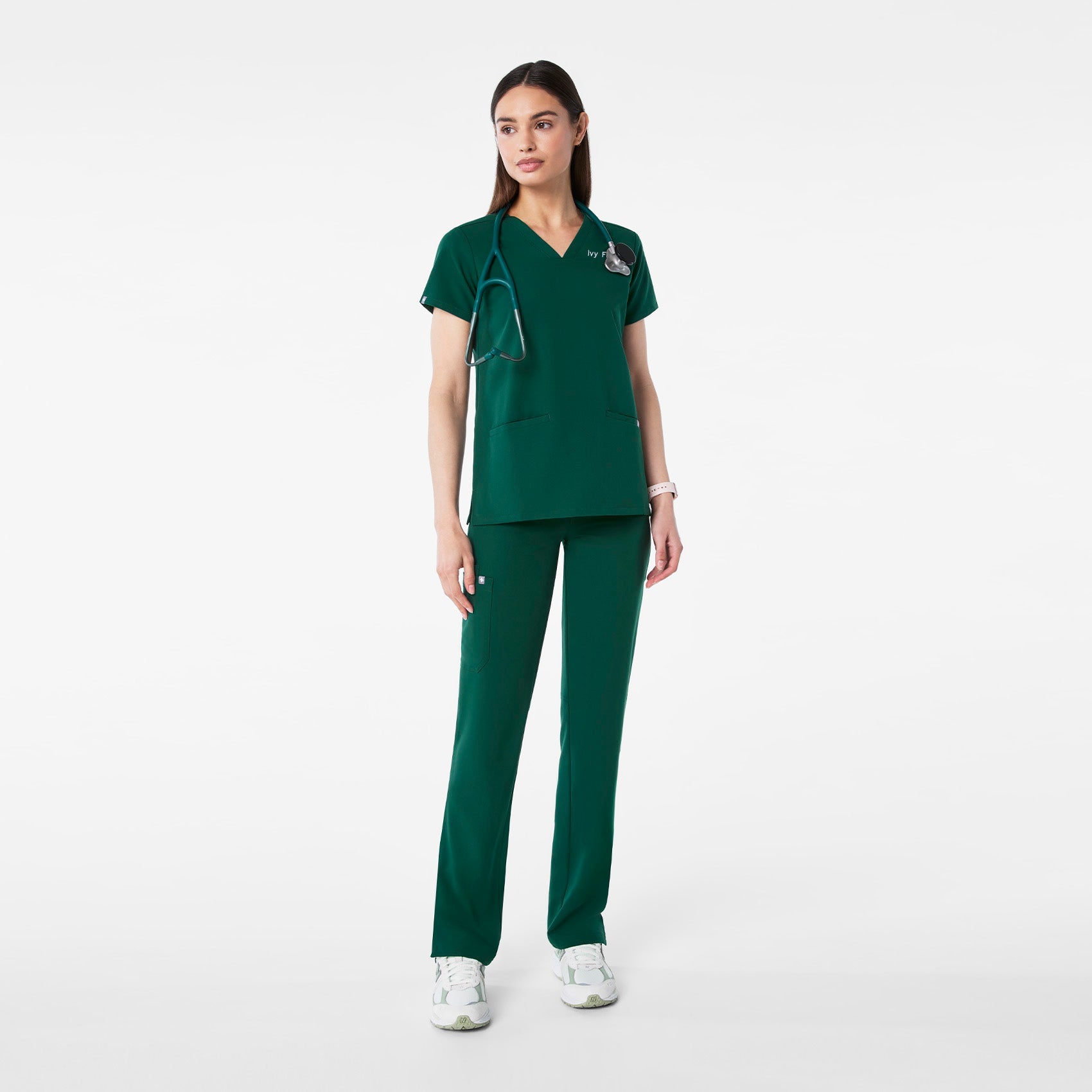 Casma Scrub Top™ - Forest Green
