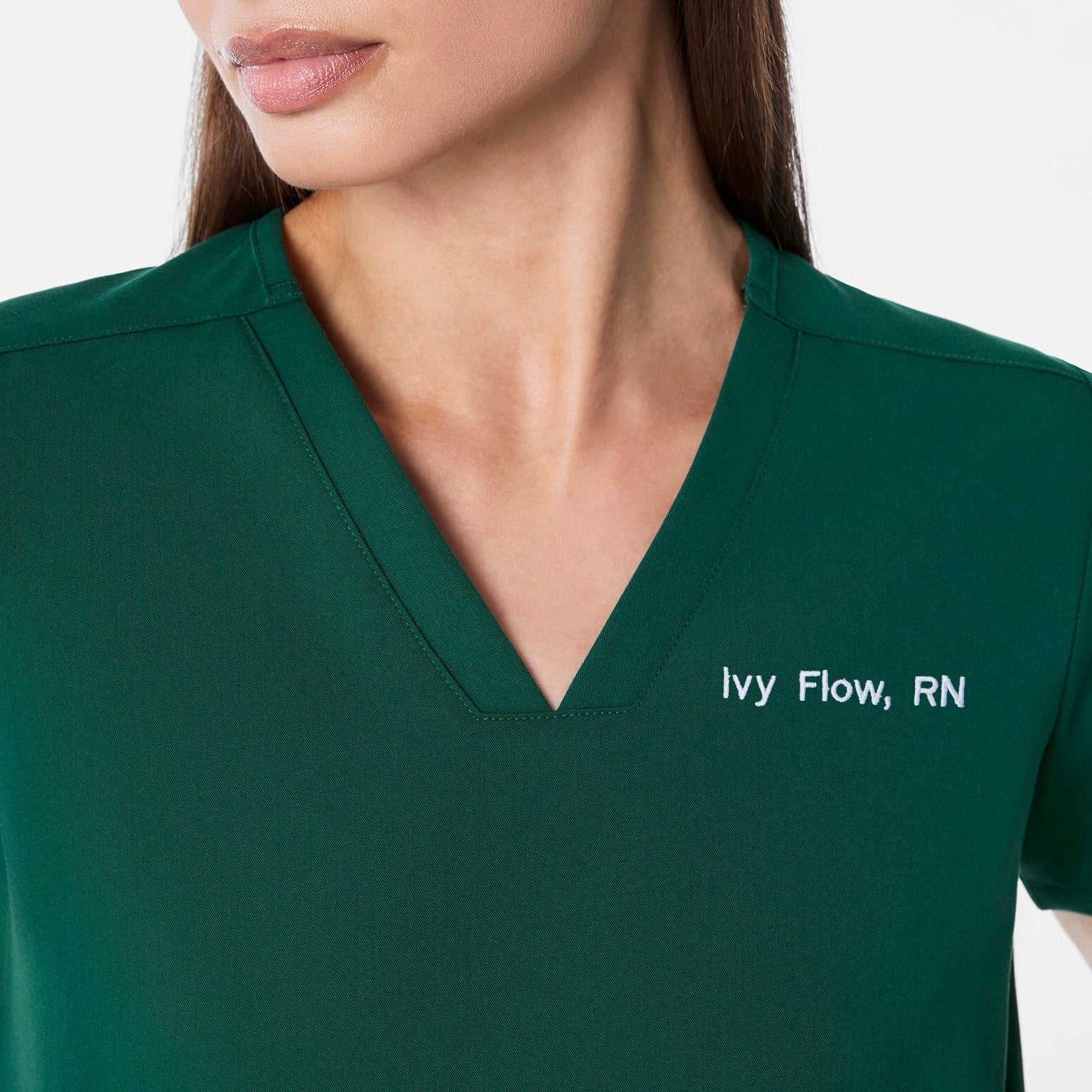 Casma Scrub Top™ - Forest Green
