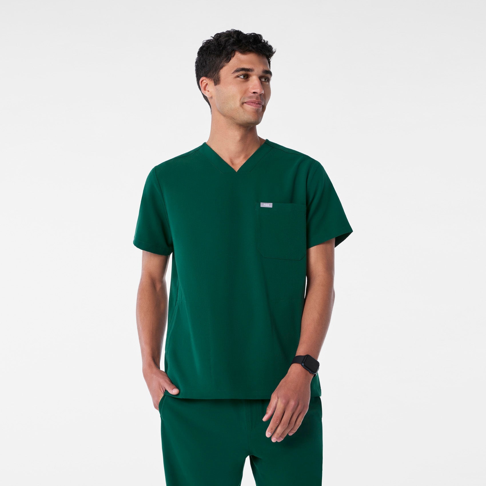 Chisec Scrub Top™ - Forest Green