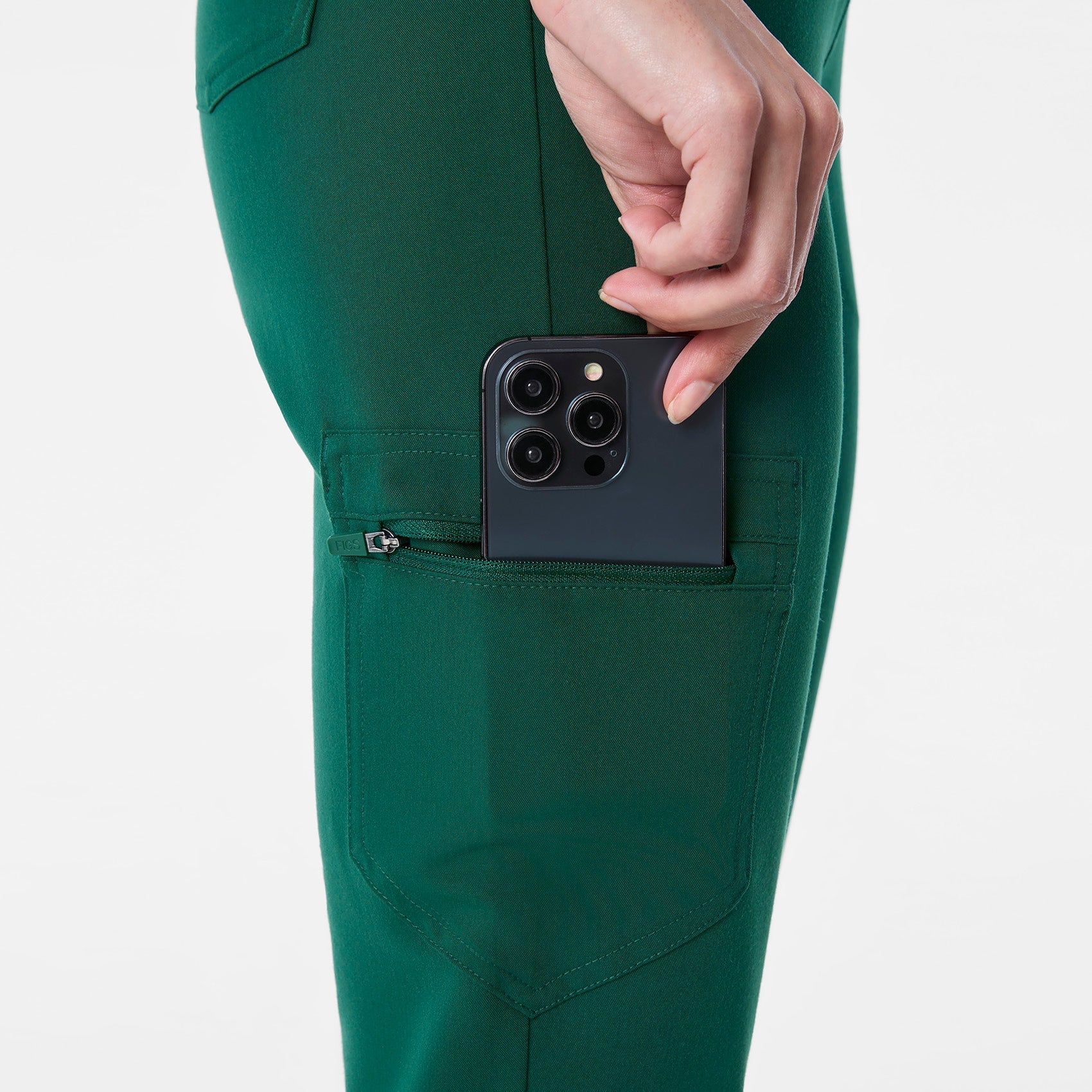 Zamora High-Rise Jogger Scrub Pant™ - Forest Green