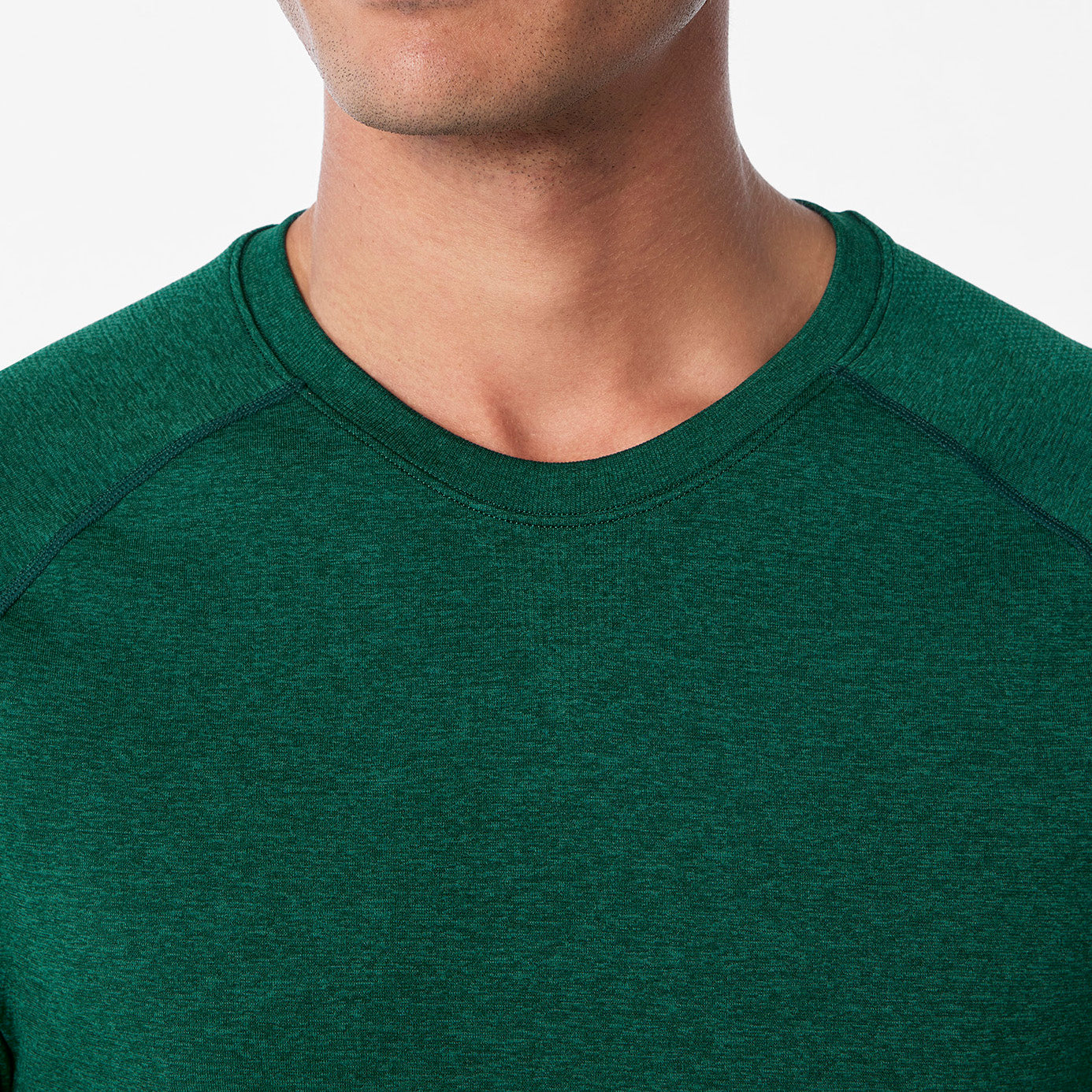 Makato Seamless Short-Sleeve Underscrub - Forest Green