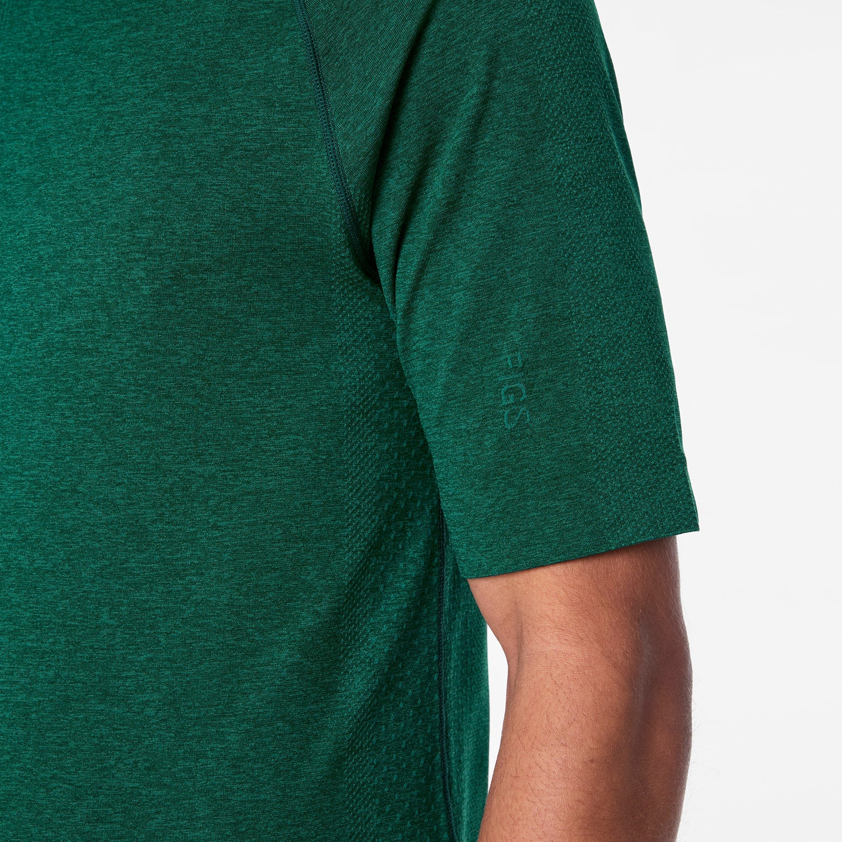Makato Seamless Short-Sleeve Underscrub - Forest Green