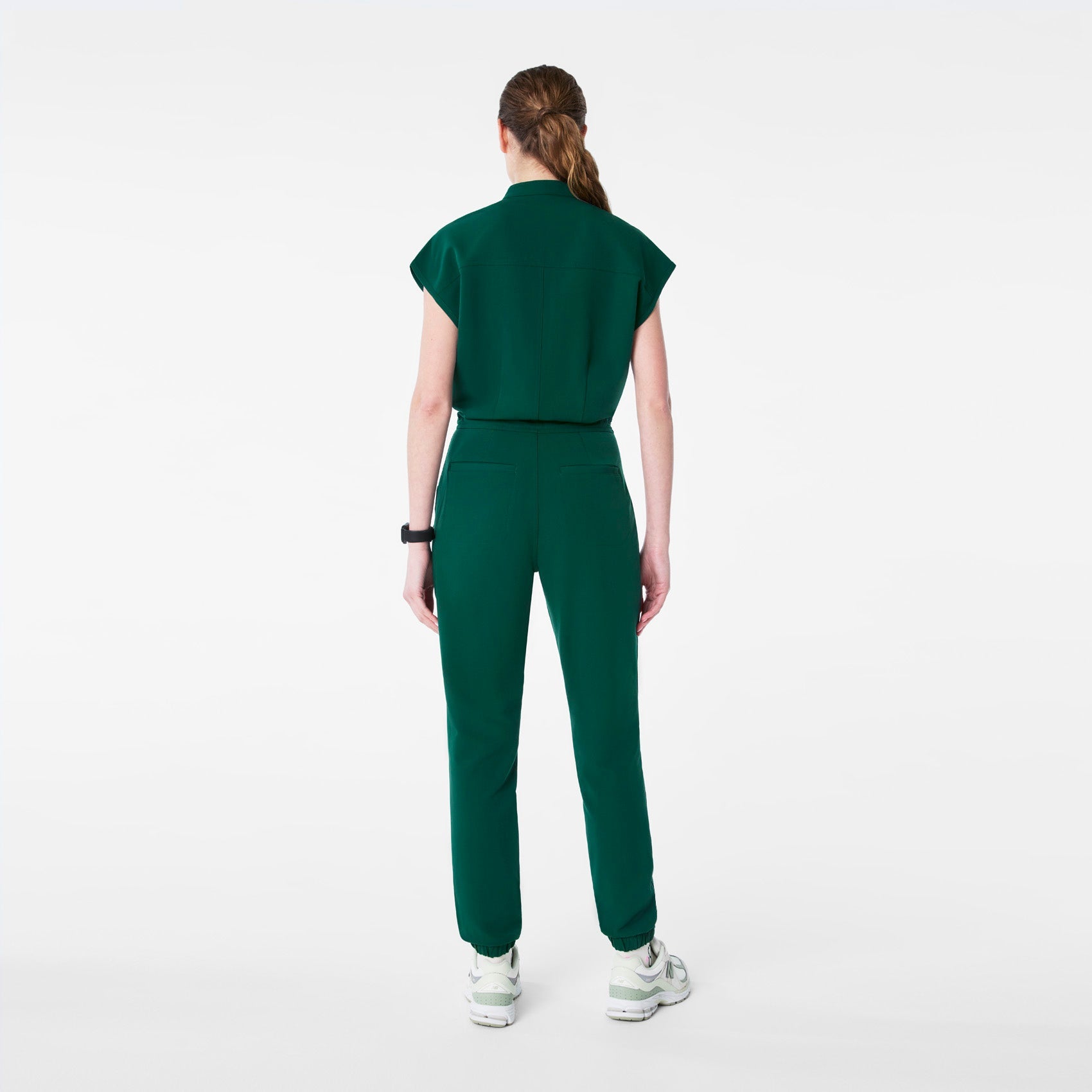 Rafaela Jogger ScrubJumpsuit™ - Forest Green