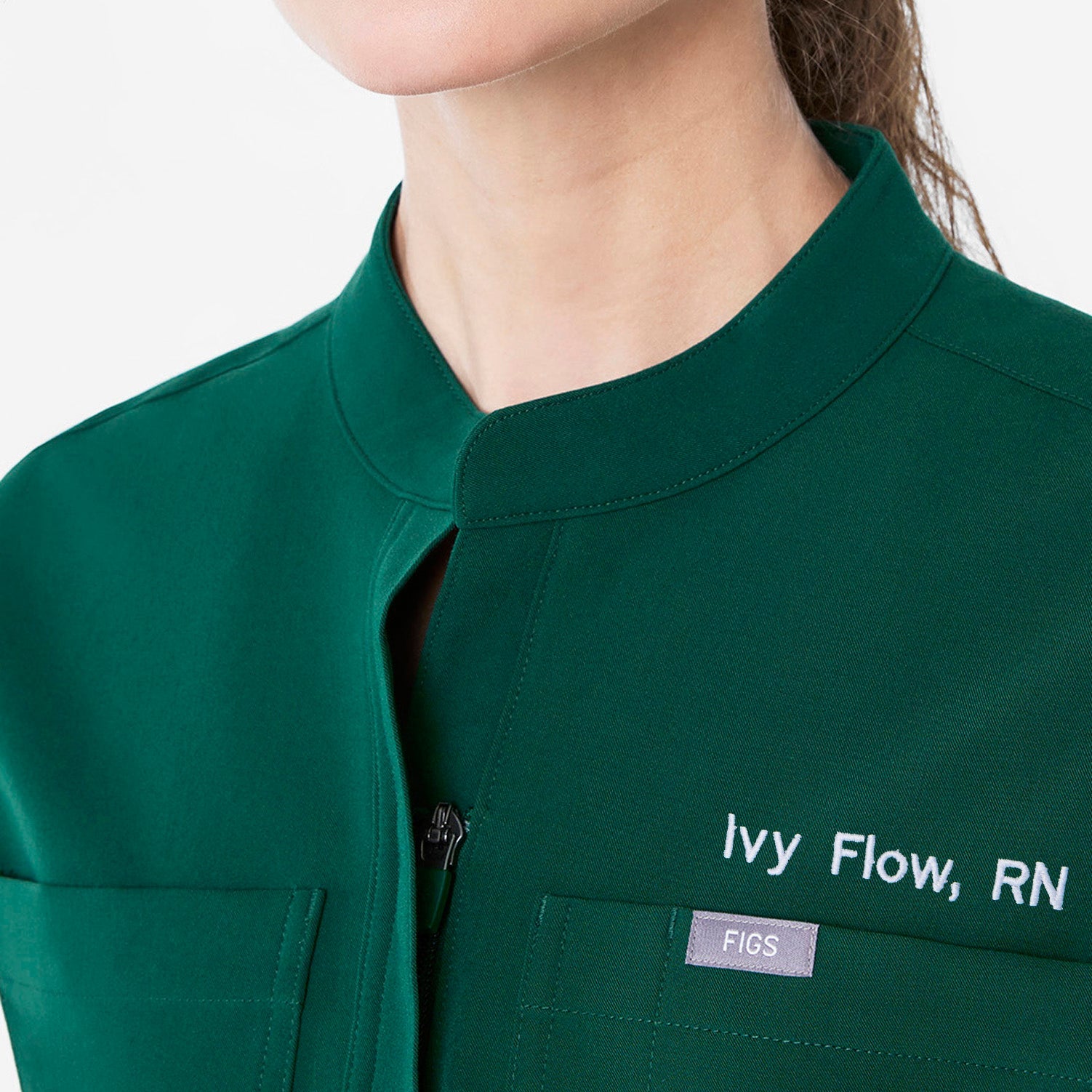Rafaela Jogger ScrubJumpsuit™ - Forest Green