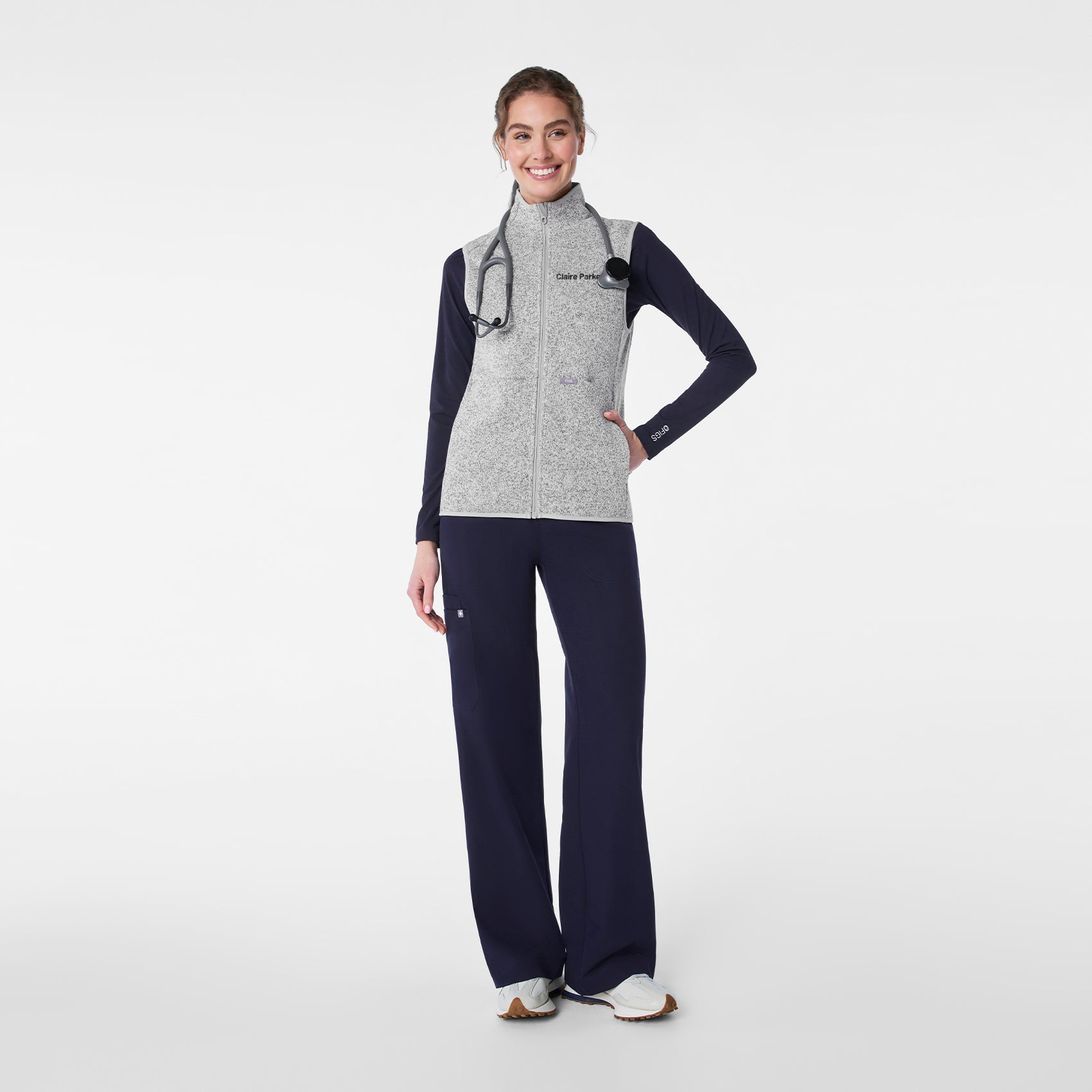 On-Shift Sweater-Knit Vest™ - Heather Light Grey