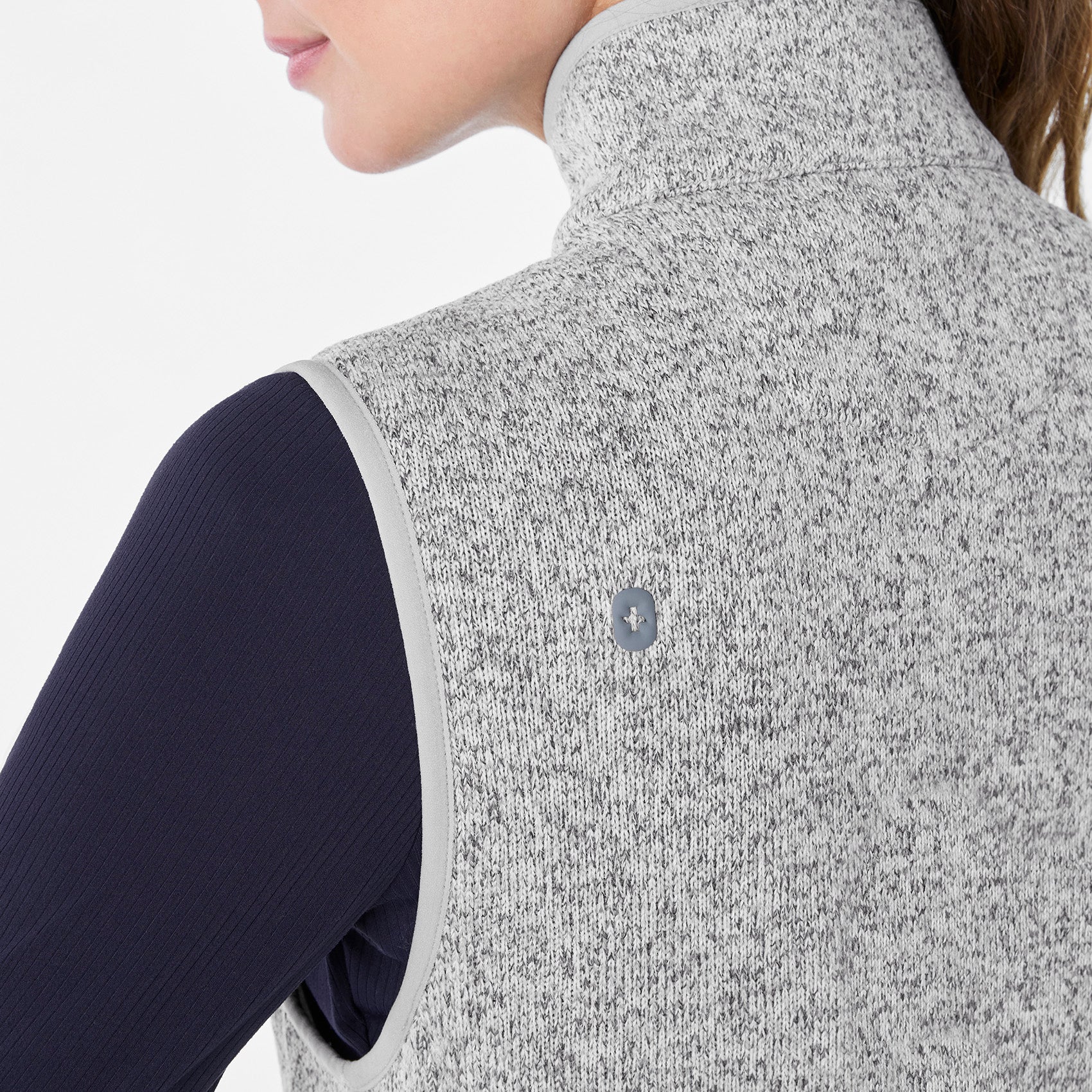 On-Shift Sweater-Knit Vest™ - Heather Light Grey