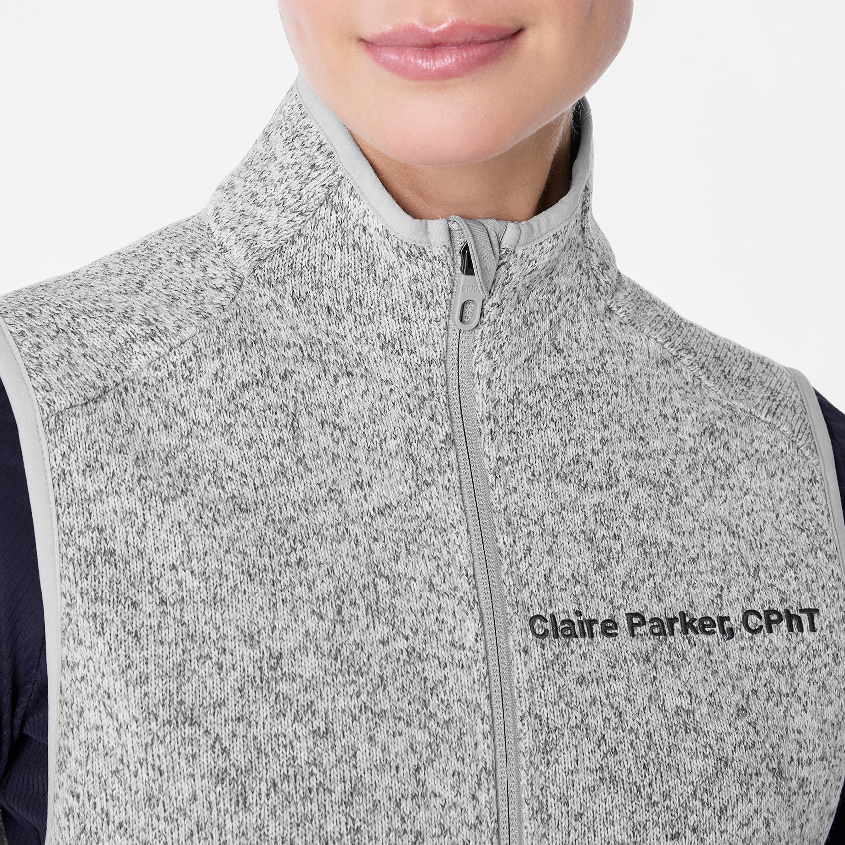 On-Shift Sweater-Knit Vest™ - Heather Light Grey