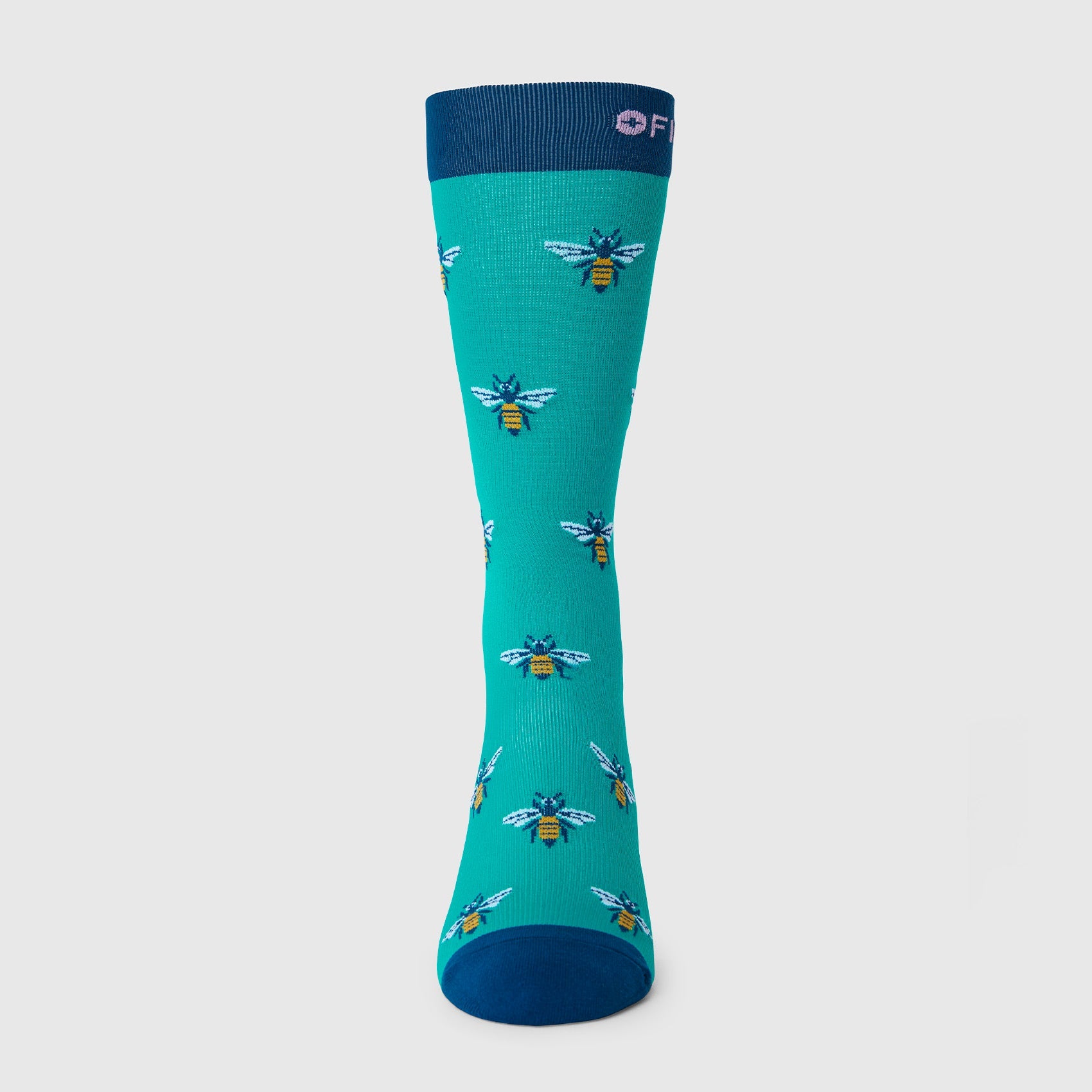 FIGS Compression Socks - Busy Bee/Lagoon