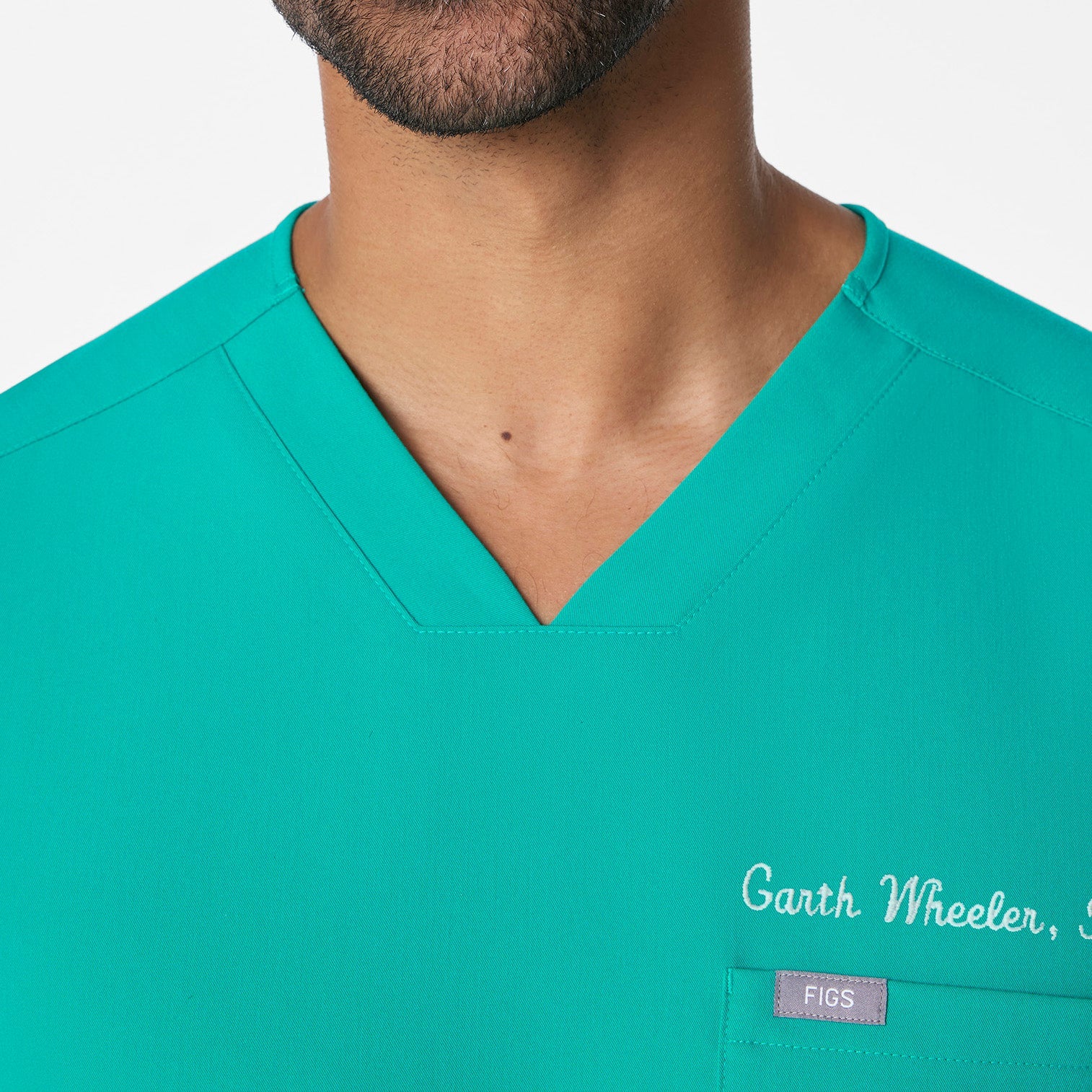 Chisec Scrub Top™ - Lagoon