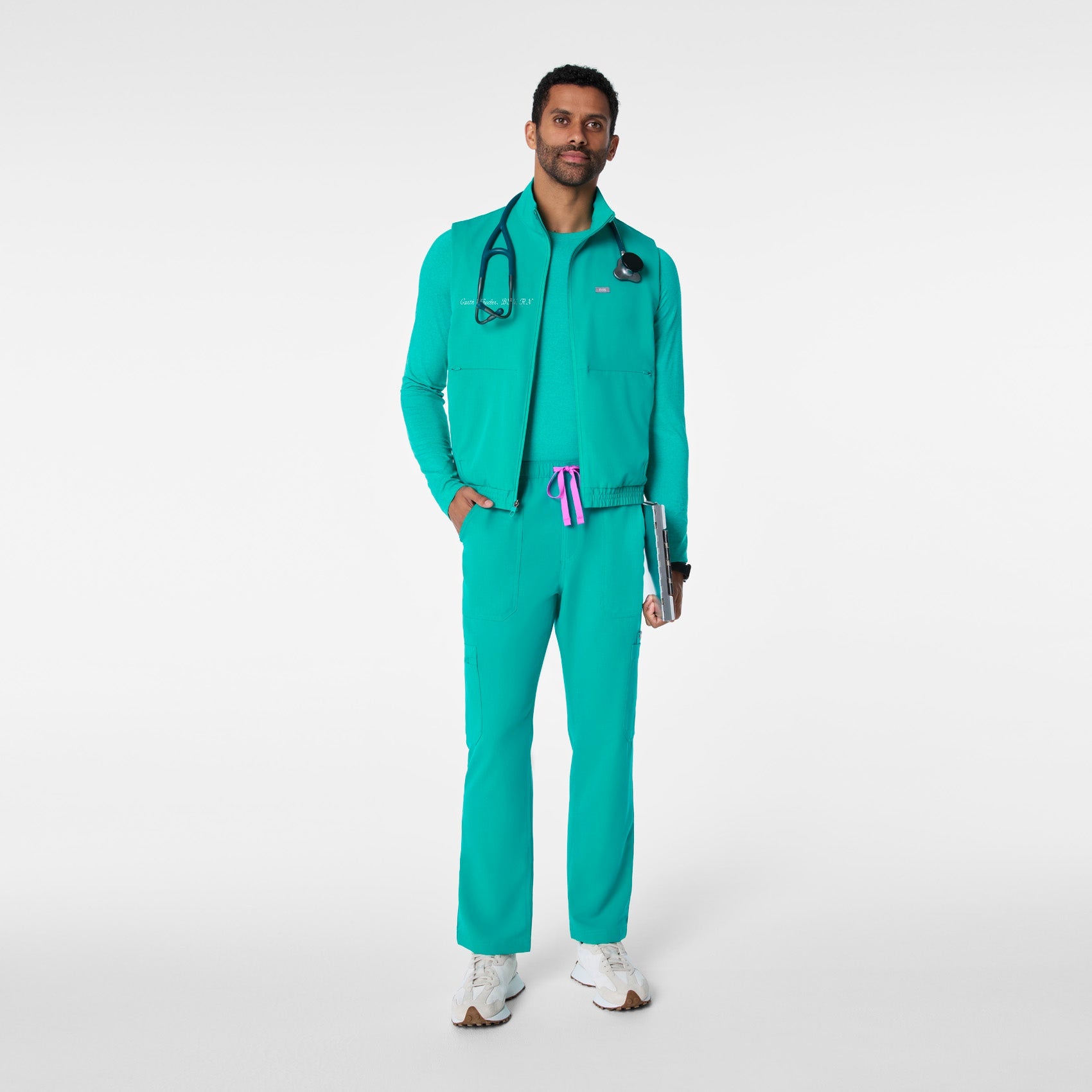 Cobaki Scrub Vest - Lagoon