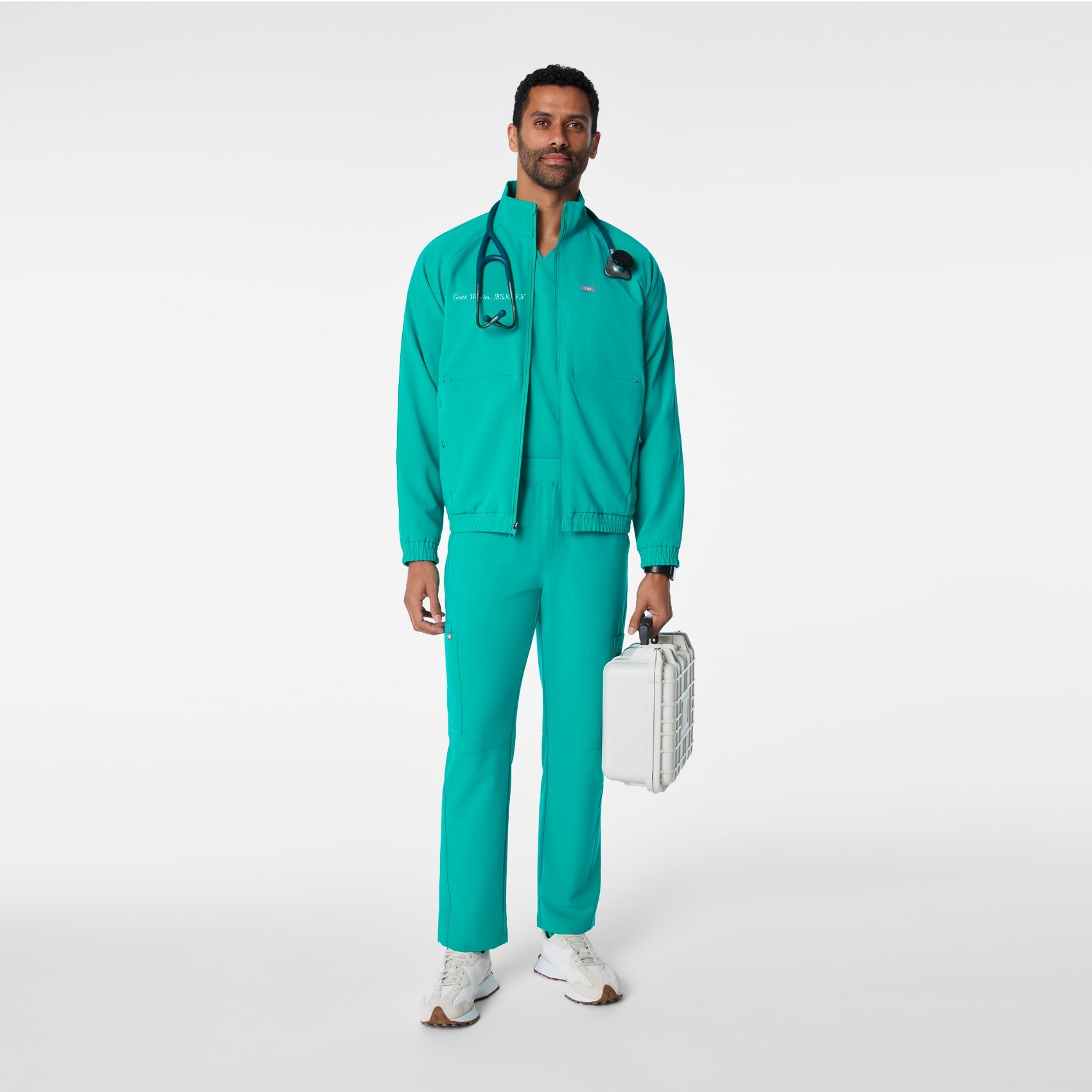 Cobaki Scrub Jacket - Lagoon