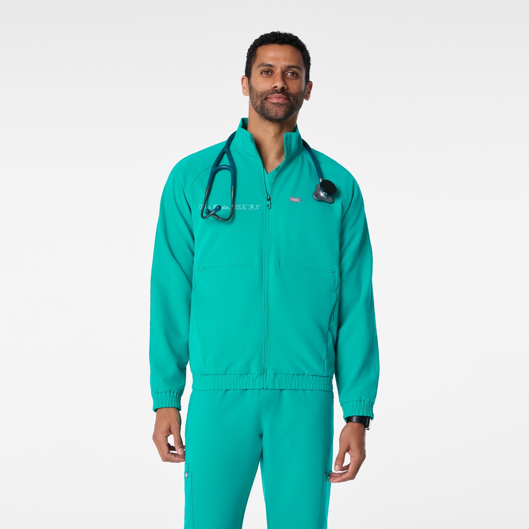 Cobaki Scrub Jacket - Lagoon