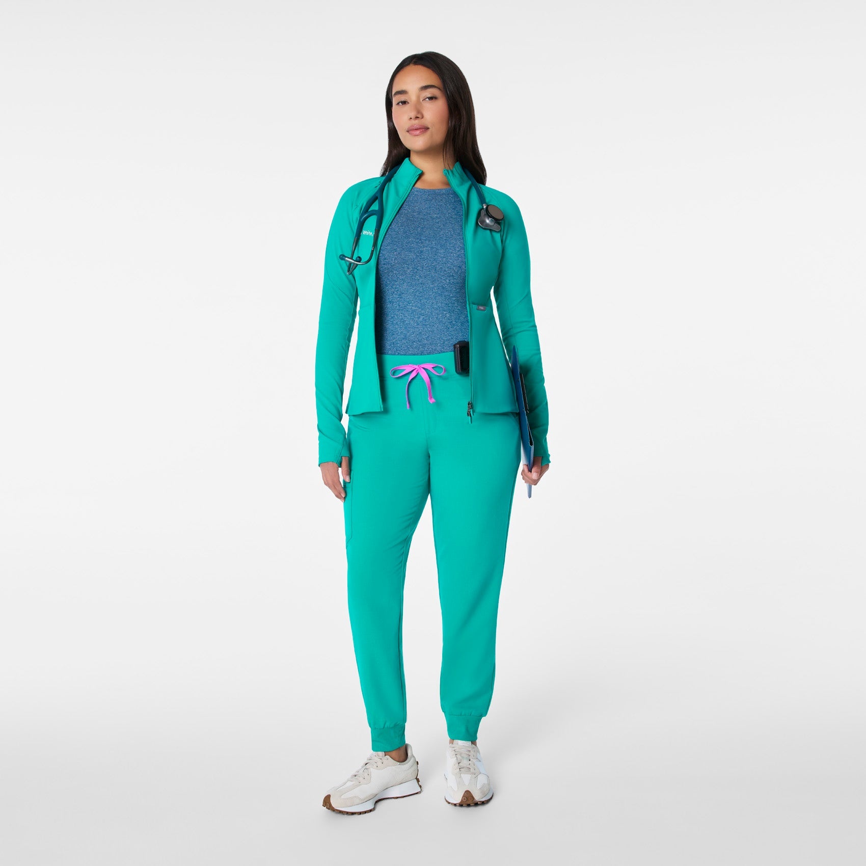 ContourKnit Scrub Jacket™ - Lagoon