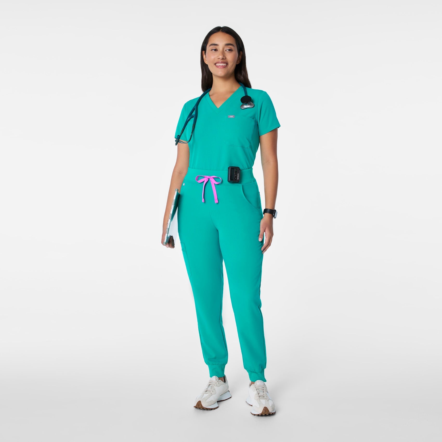 Zamora High-Rise Jogger Scrub Pant™ - Lagoon