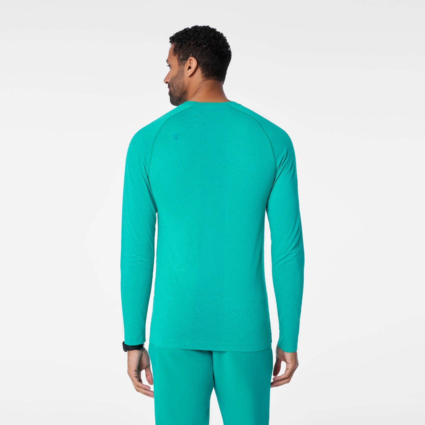 Makato Seamless Long-Sleeve Underscrub - Lagoon