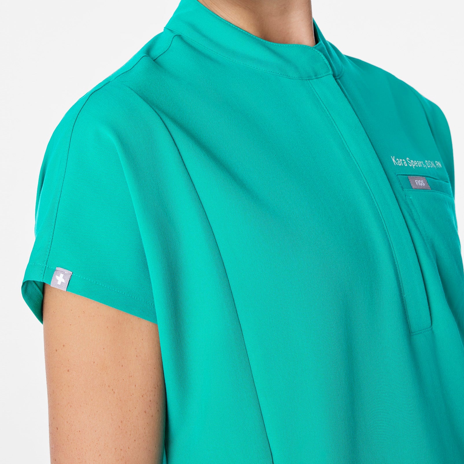 Montex Relaxed Scrub Top - Lagoon