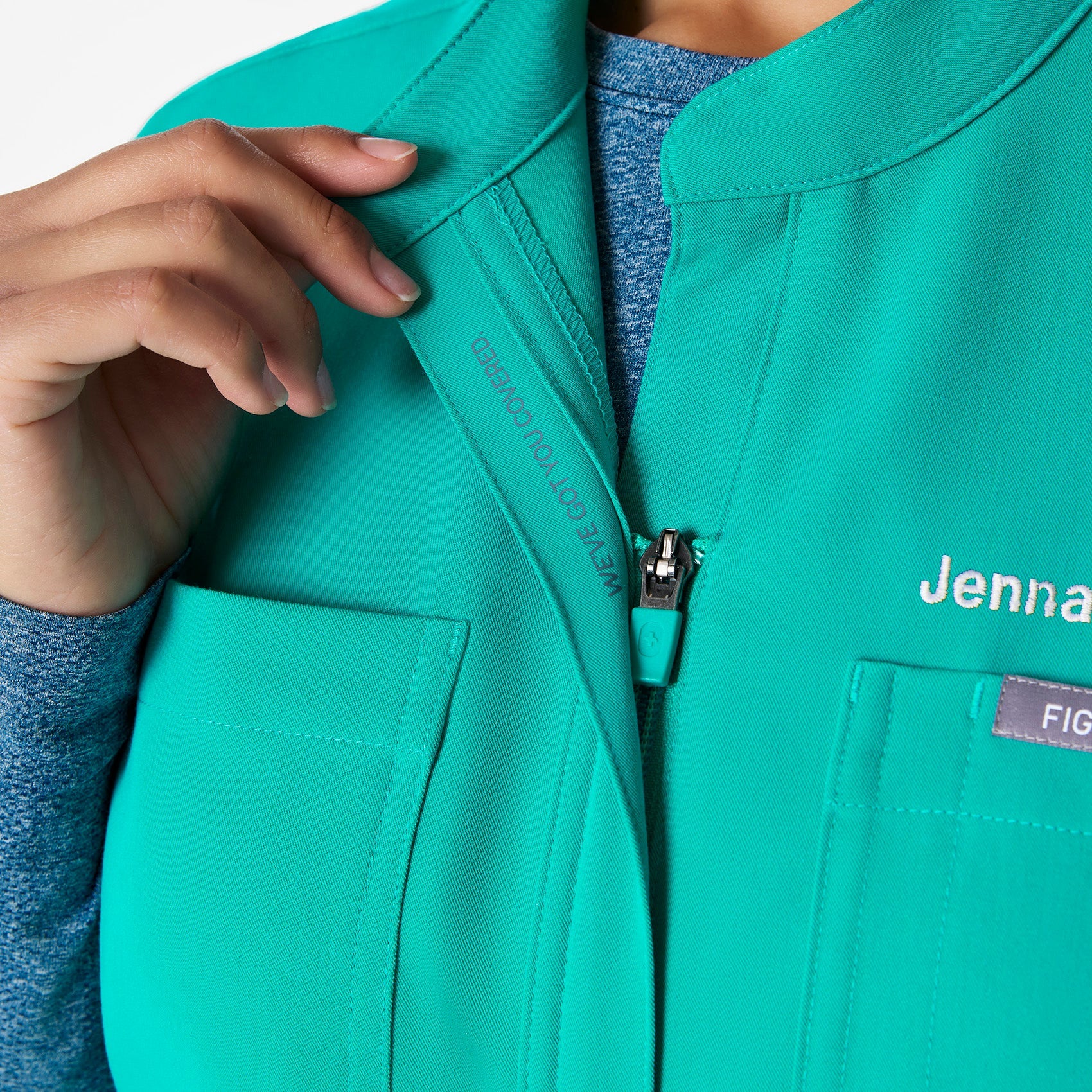 Rafaela Jogger ScrubJumpsuit™ - Lagoon