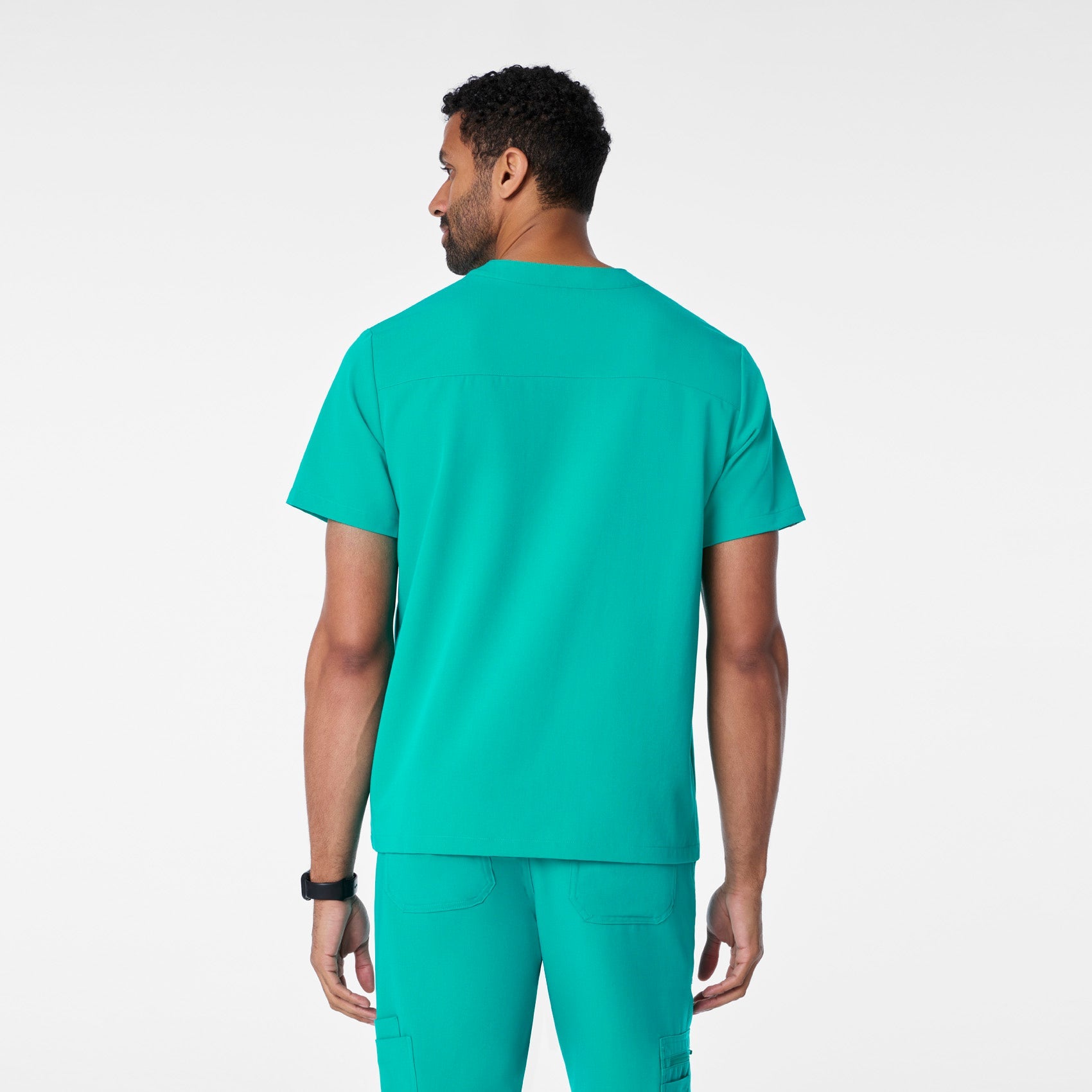 Surrey V-Neck Scrub Top - Lagoon